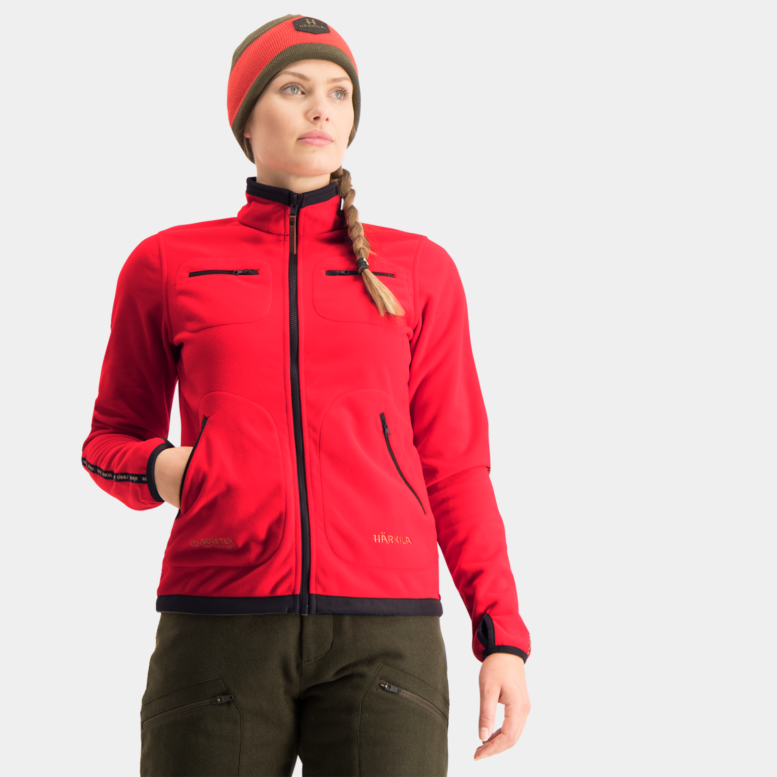  Veste polaire Kamko pour femme, marron