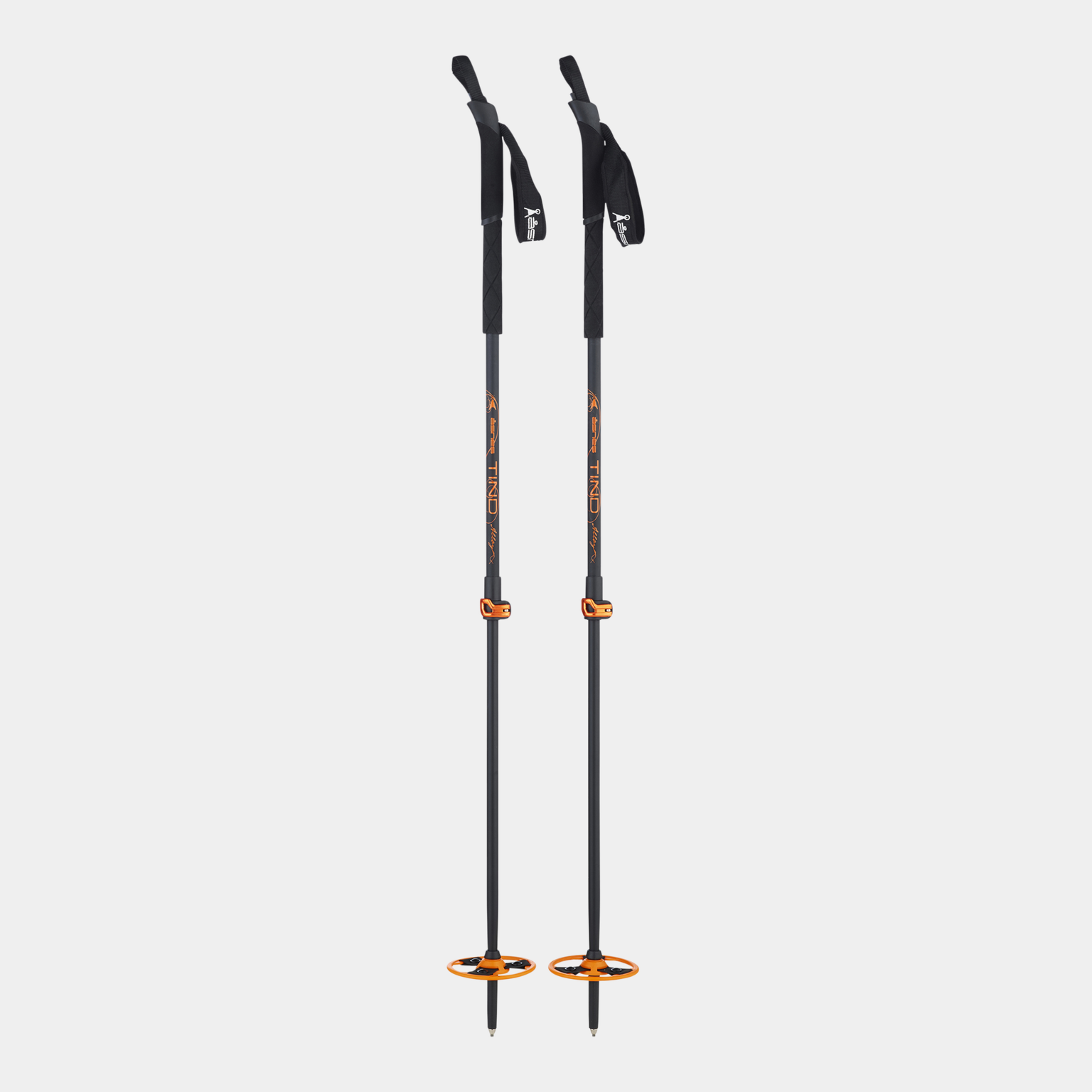  Bâtons de ski de montagne réglables BC Tind 2 pièces 24/25 - Noir