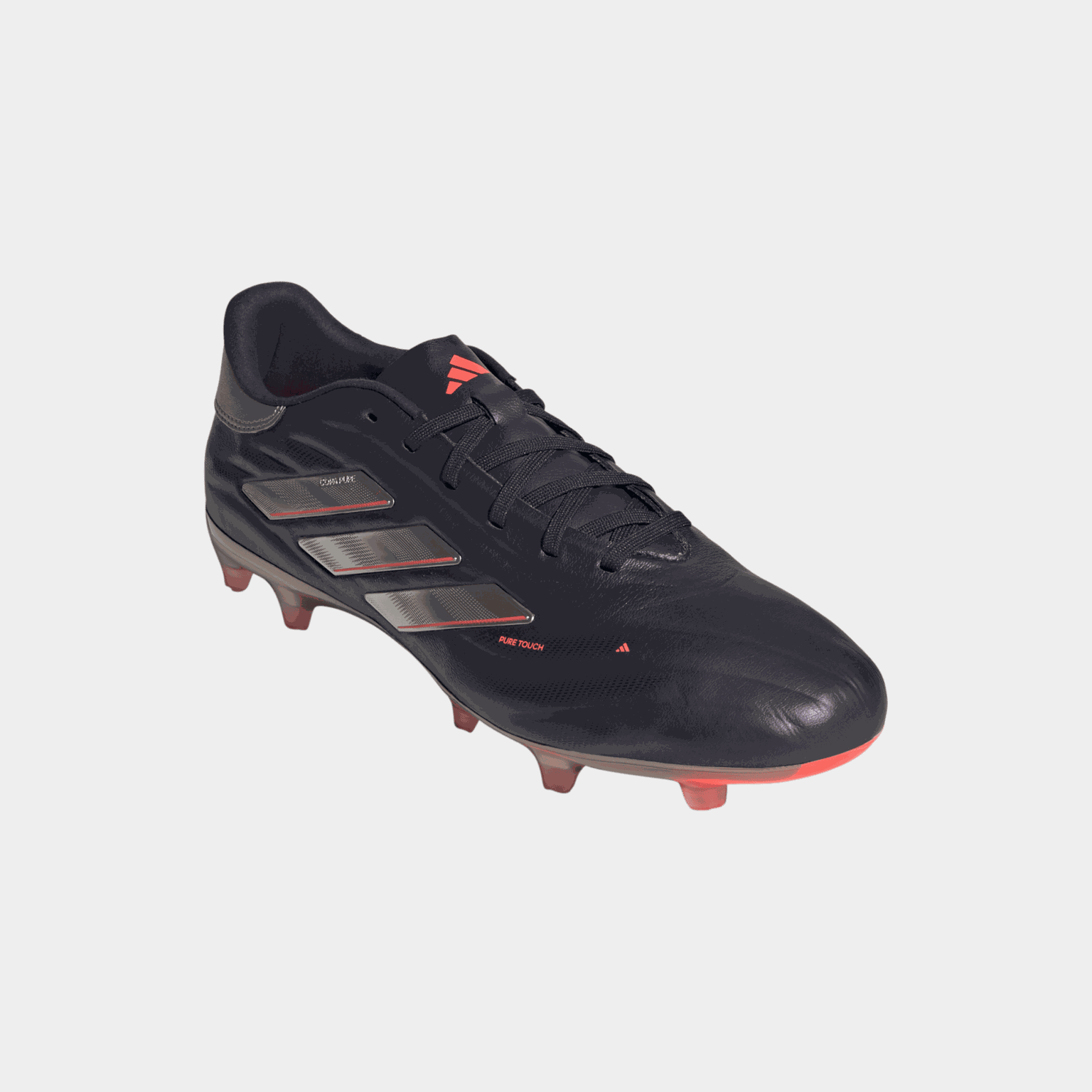 COPA Pure 2 Pro FG Q4 24, Chaussures de football pour gazon, Unisexe – Noir