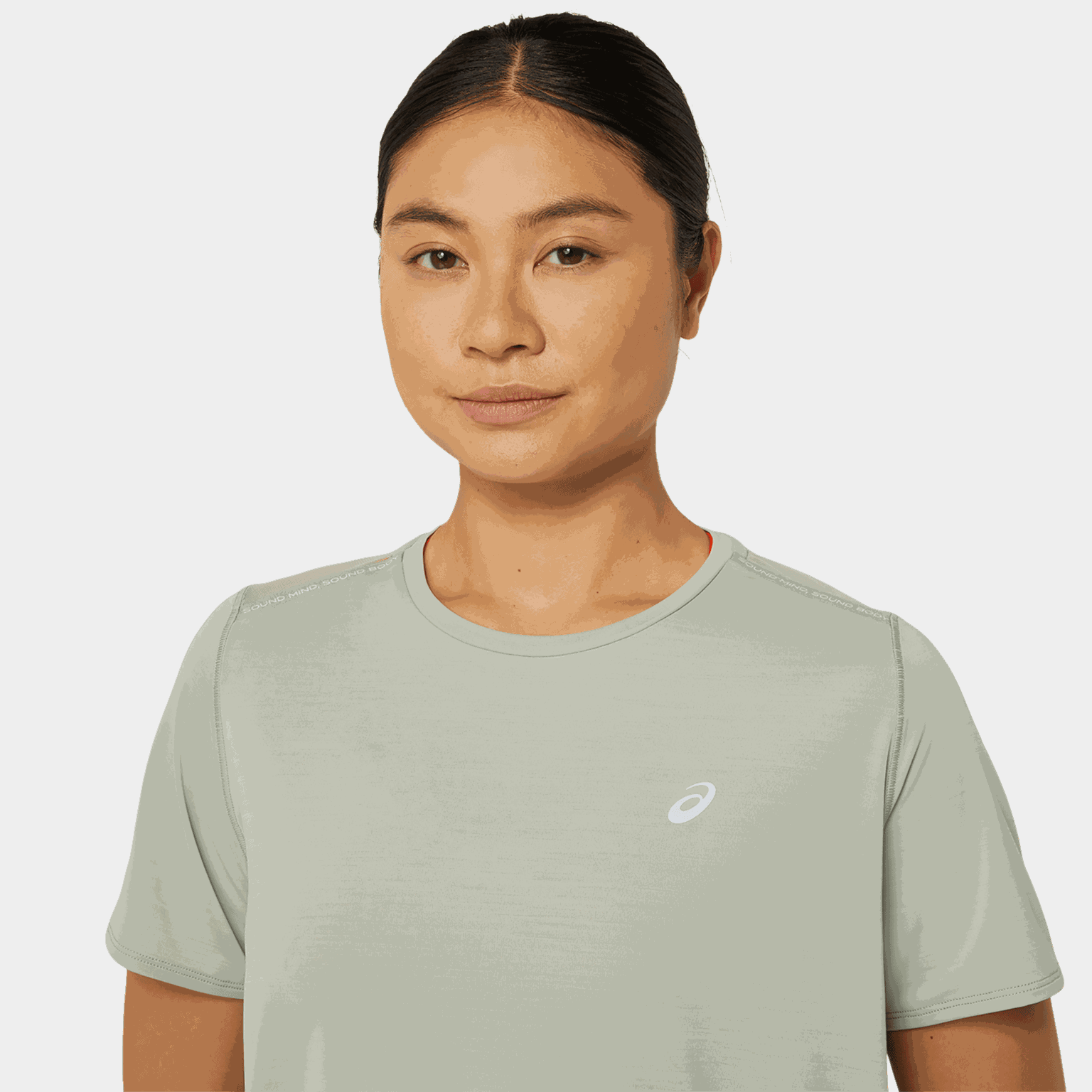 Road Short Sleeve Top, t-skjorte, dame - Grå