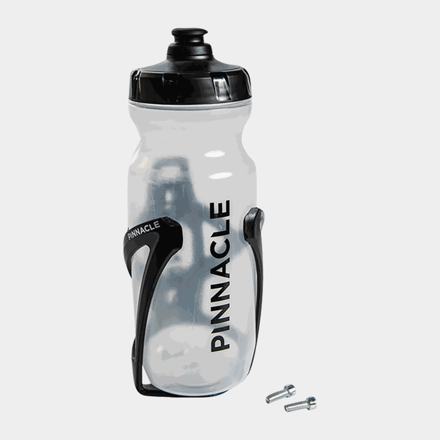  Pinnacle bidon met bidonhouder, fietsbidon, bidonhouder – zwart