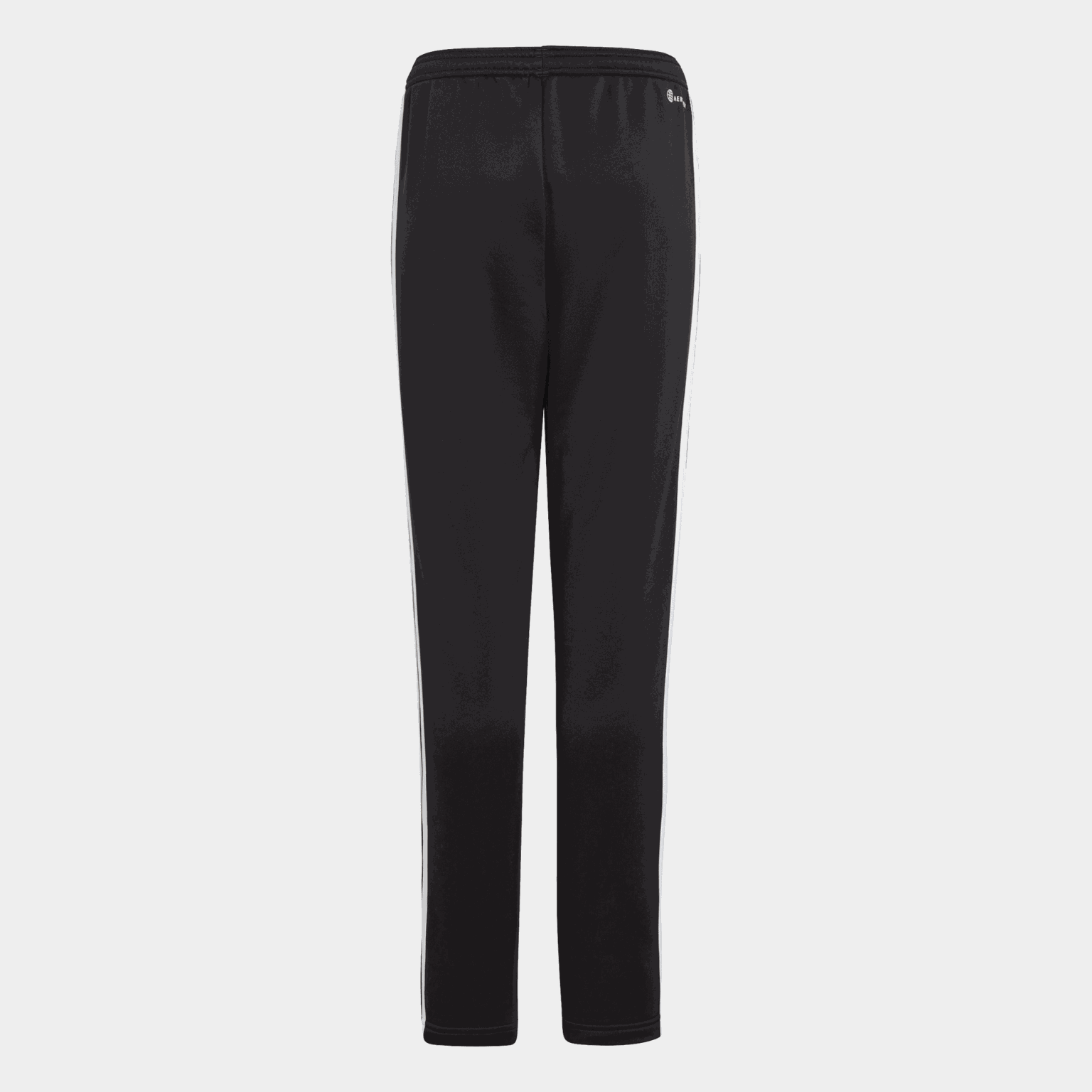  Calça de treino infantil Essentials com 3 listras - Preta