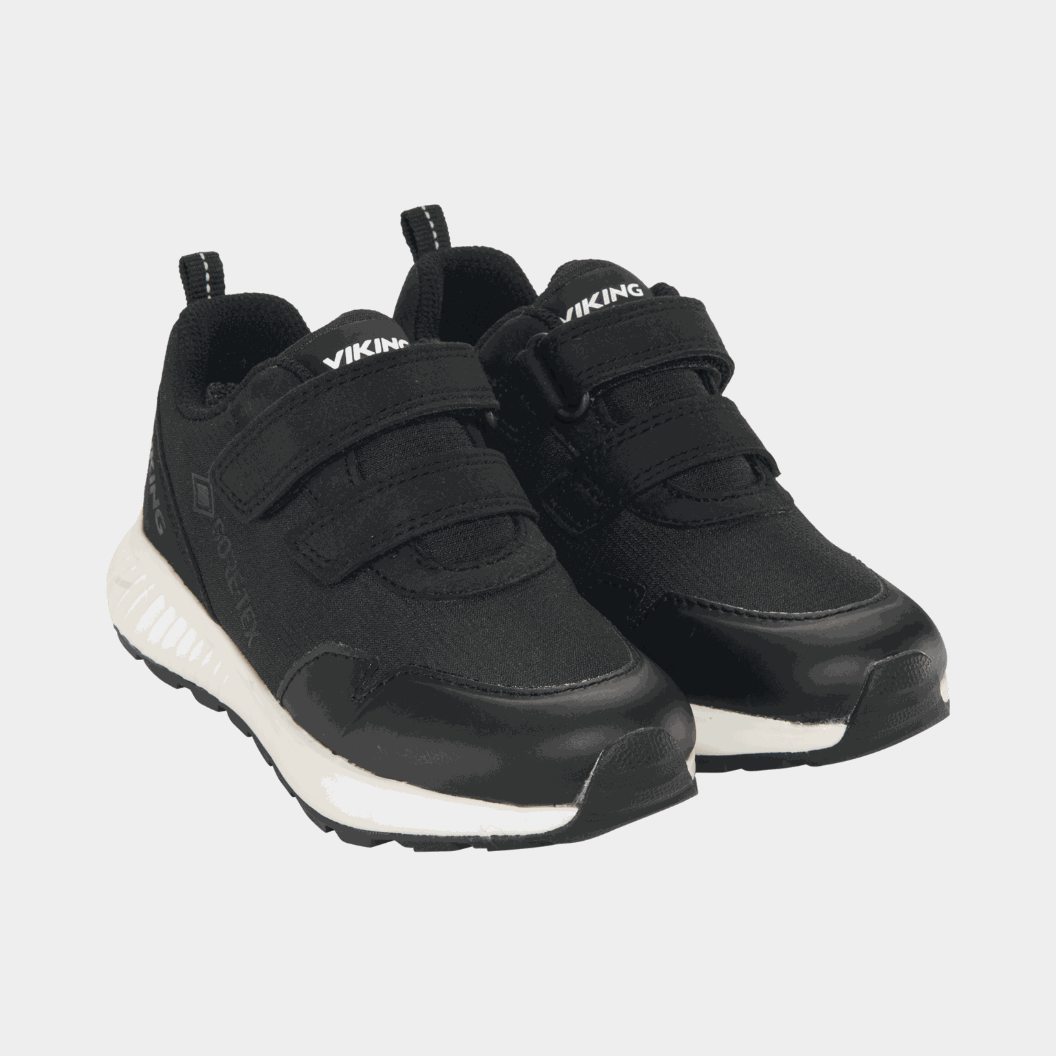 Aery Track Low Gore-Tex 2V, vanntett fritidssko, junior - Svart