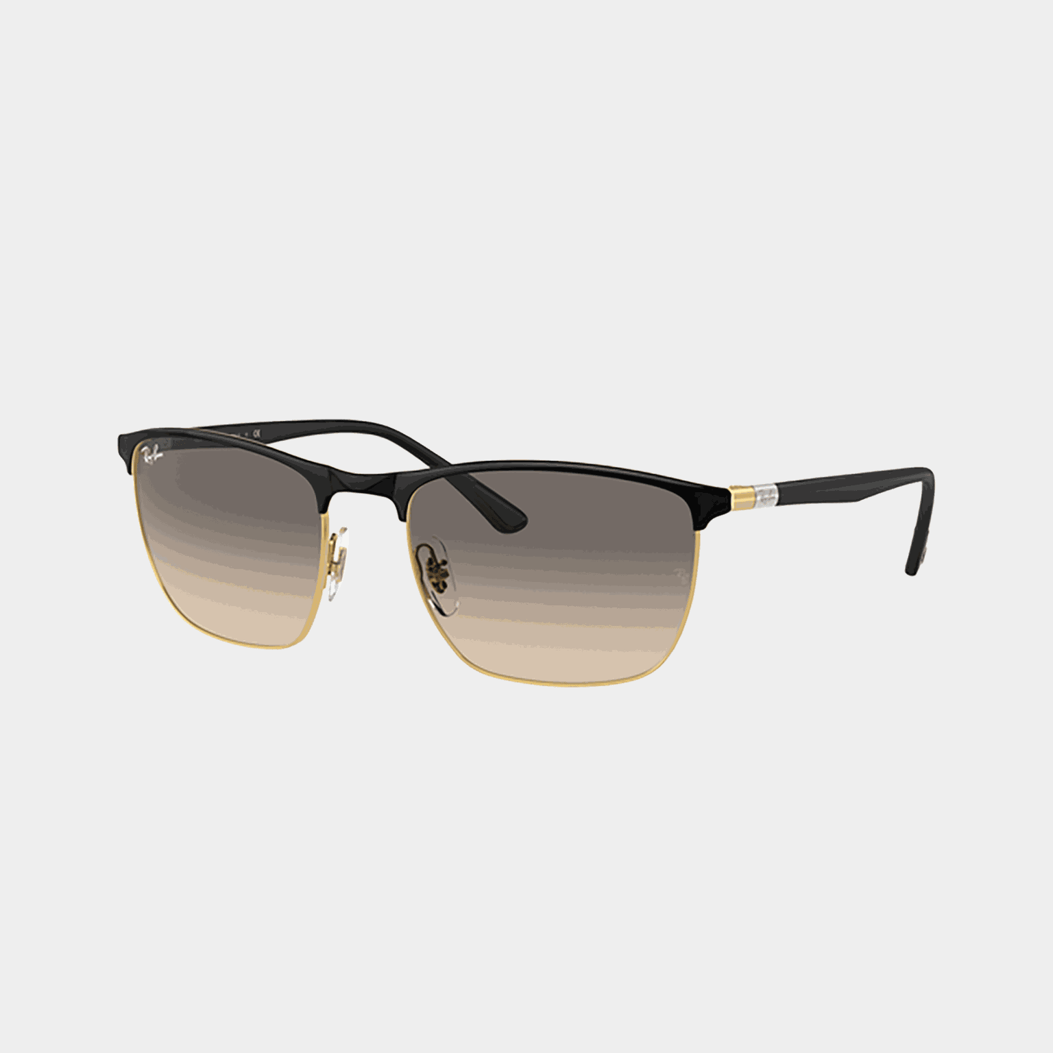 Óculos de sol 0RB3686 com lentes degradê preto-cinza claro, Óculos de sol - Preto