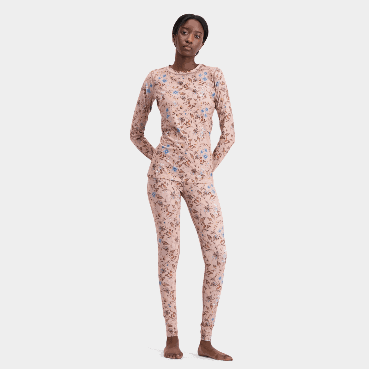 Intimo a maniche lunghe Fryd, super intimo, da donna - Blu