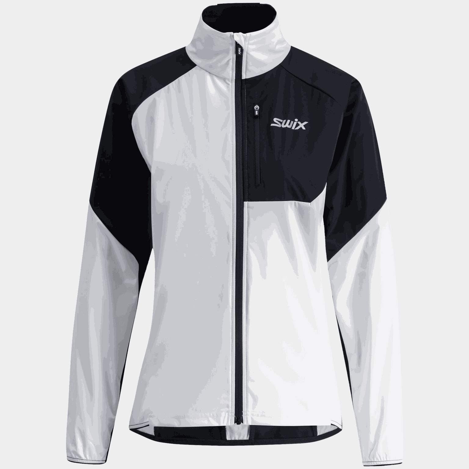 Veste coupe-vent Focus W 24/25, veste de ski de fond, femme – Blanche