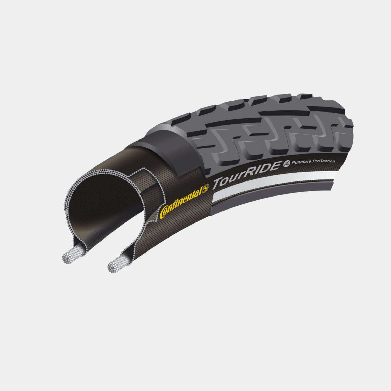 Ride Tour kerékpár gumiabroncs 26'' x 1,75'' -