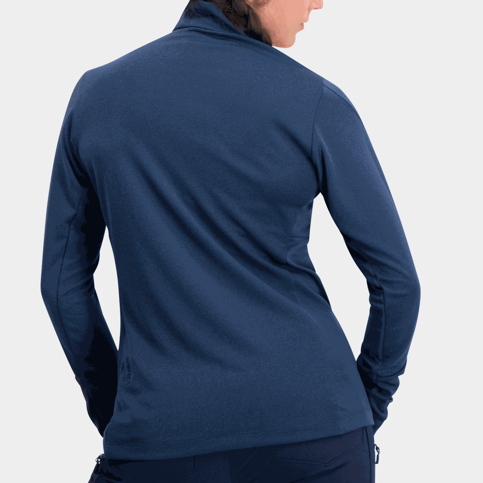  Damessweatshirt met rits, model Femund Warm1