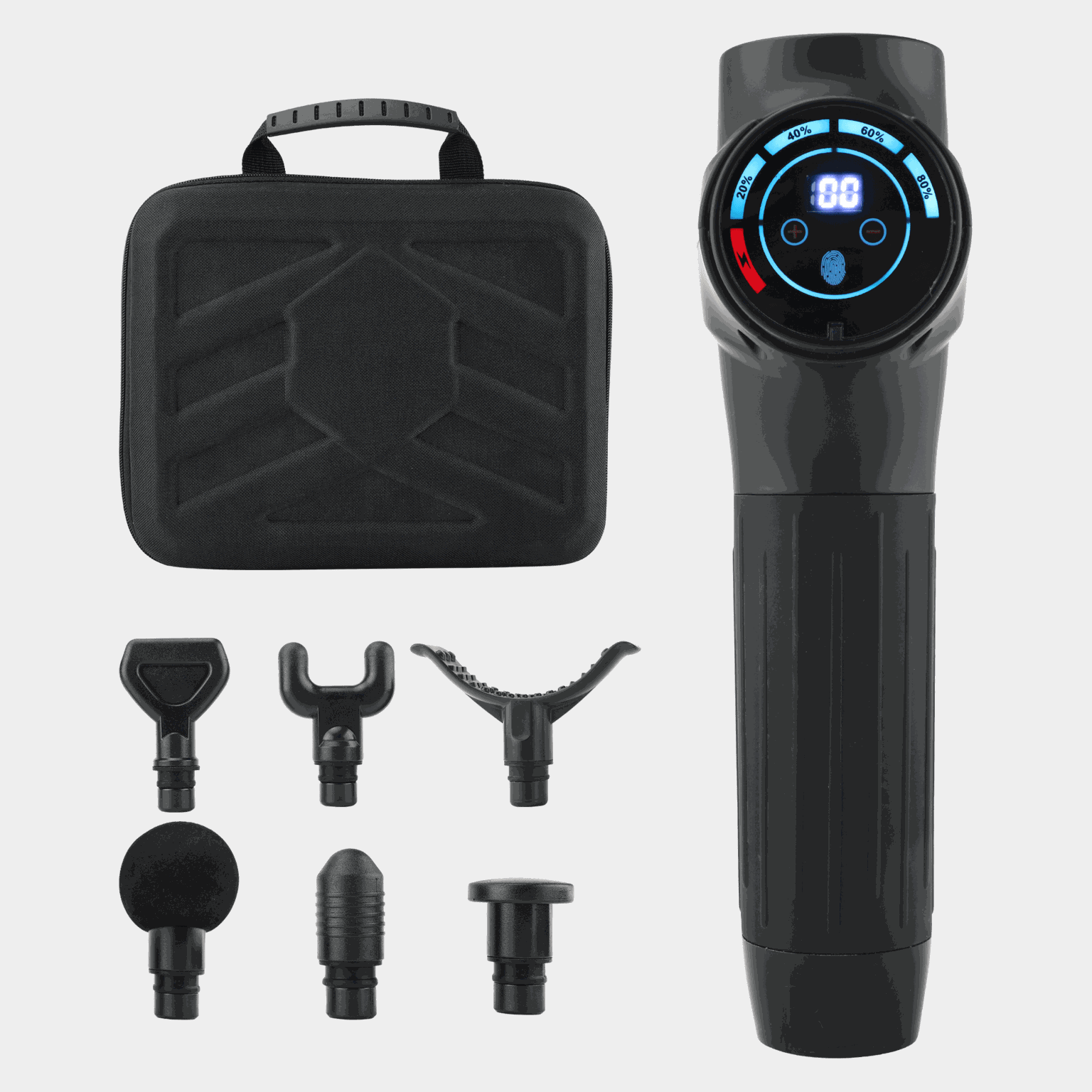 Massage Gun Elite, massasjepistol - Svart