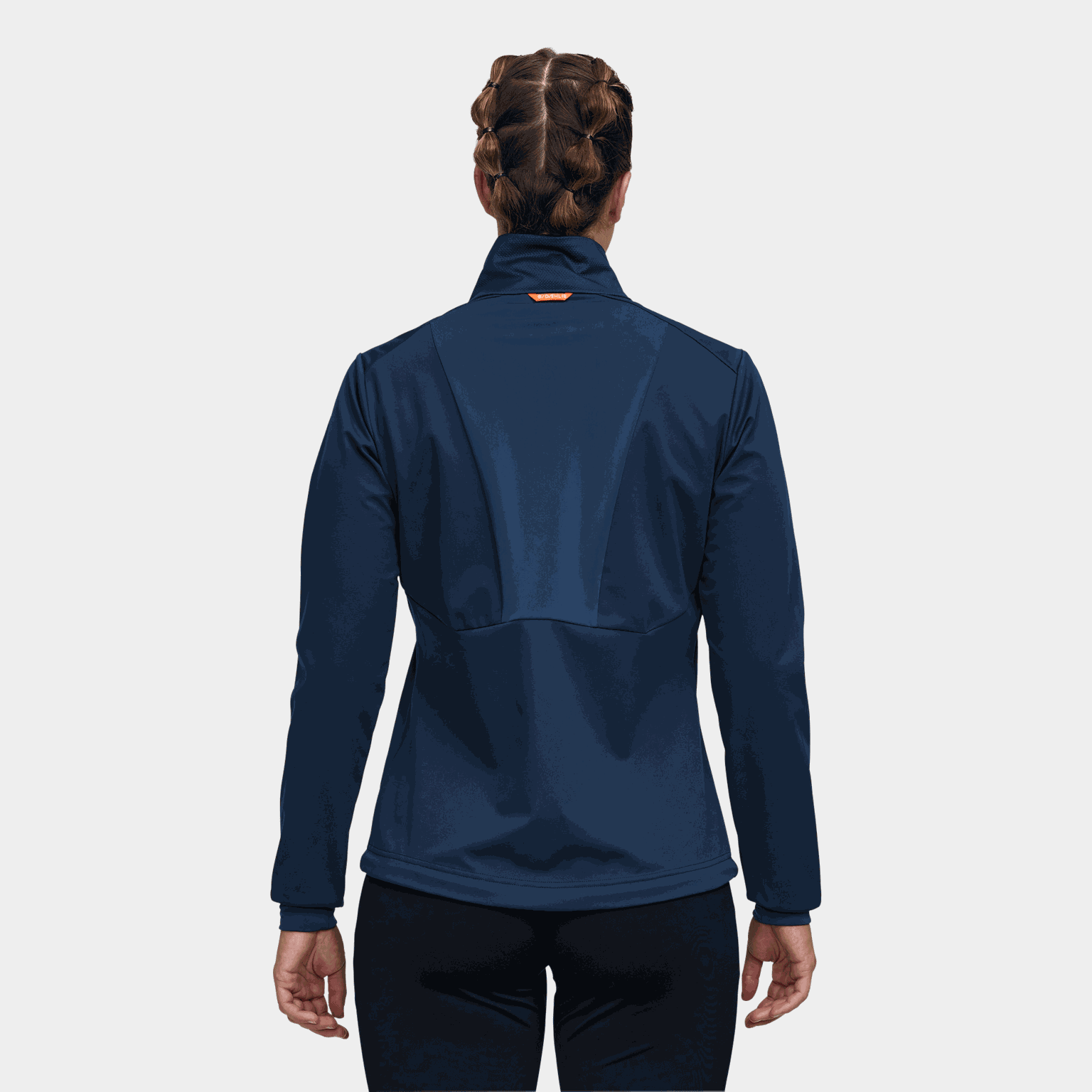Jaqueta de corrida feminina BD Select, tamanho 24/25 polegadas, azul escuro.