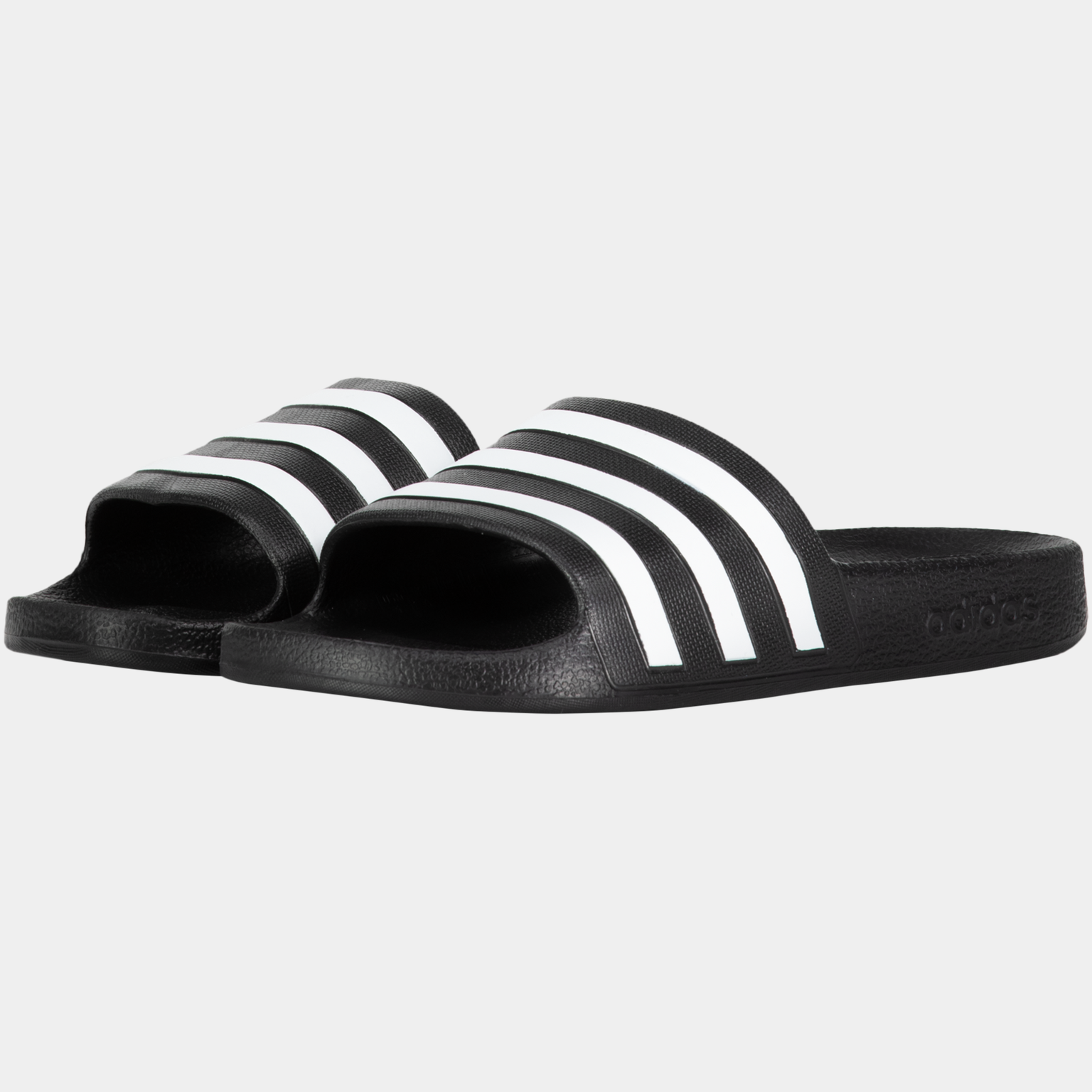 Adilette Aqua Unisex Sandalen – Zwart