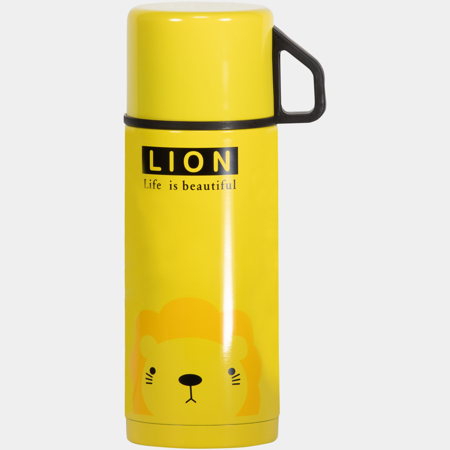 Kids Thermos Lion 350 Ml, termos - Gul