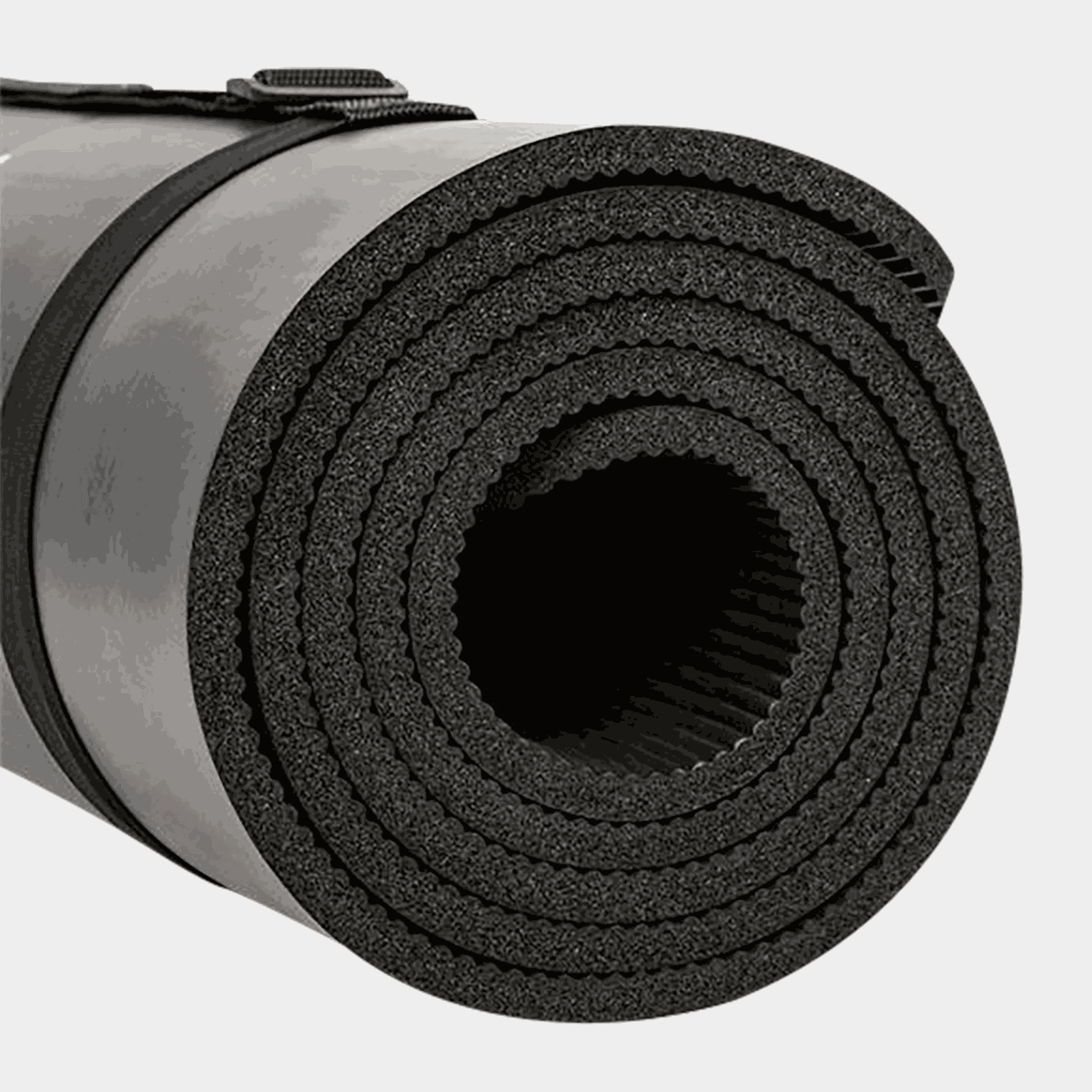  Tapete de ginástica, tapete de exercícios - Preto