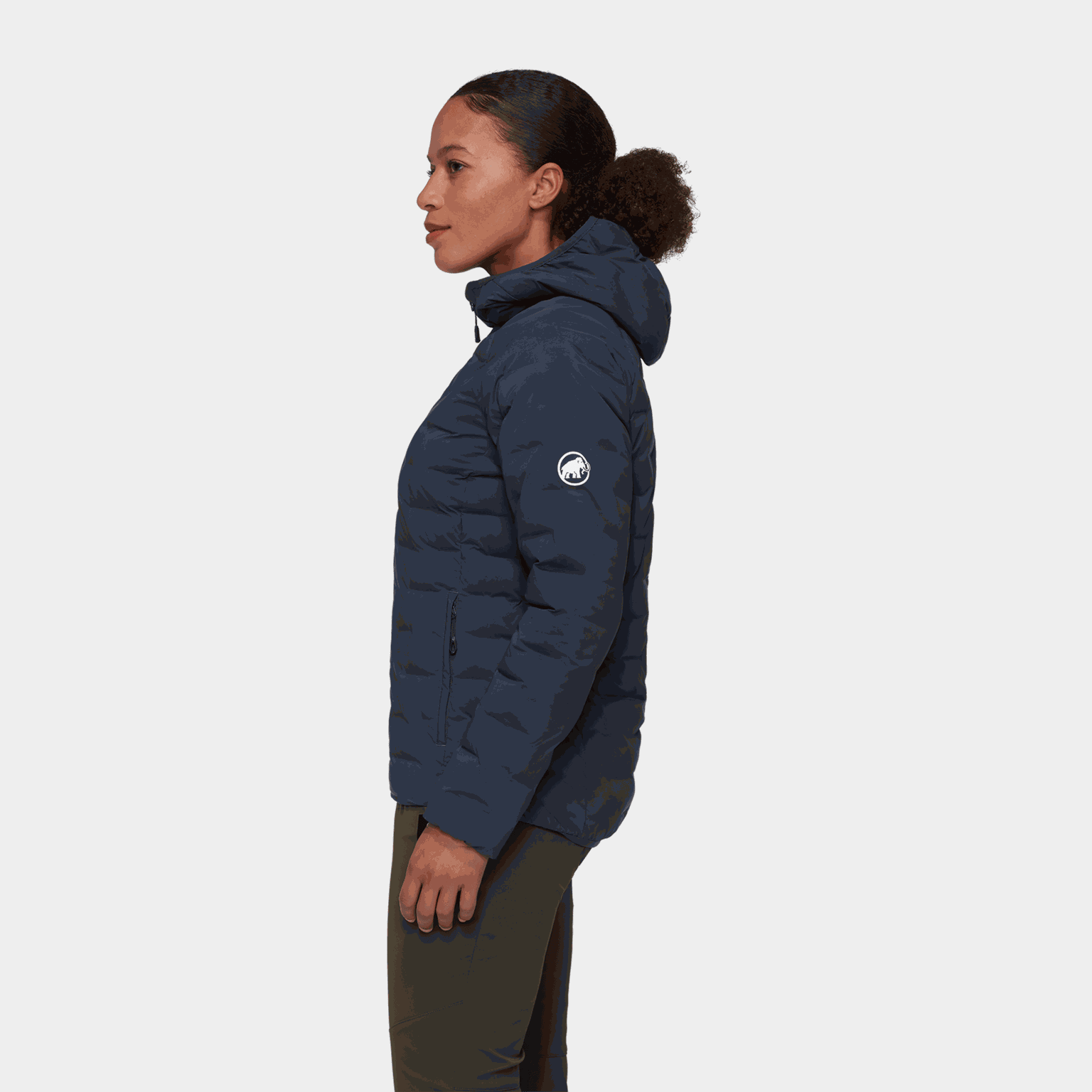 Sender capuchonjas voor dames - blauw