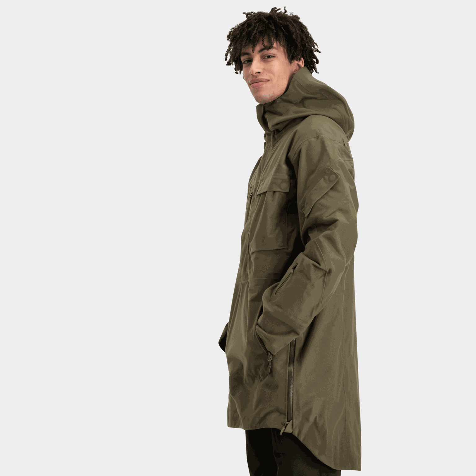 Dámská Gore-Tex parka, anorak - zelená