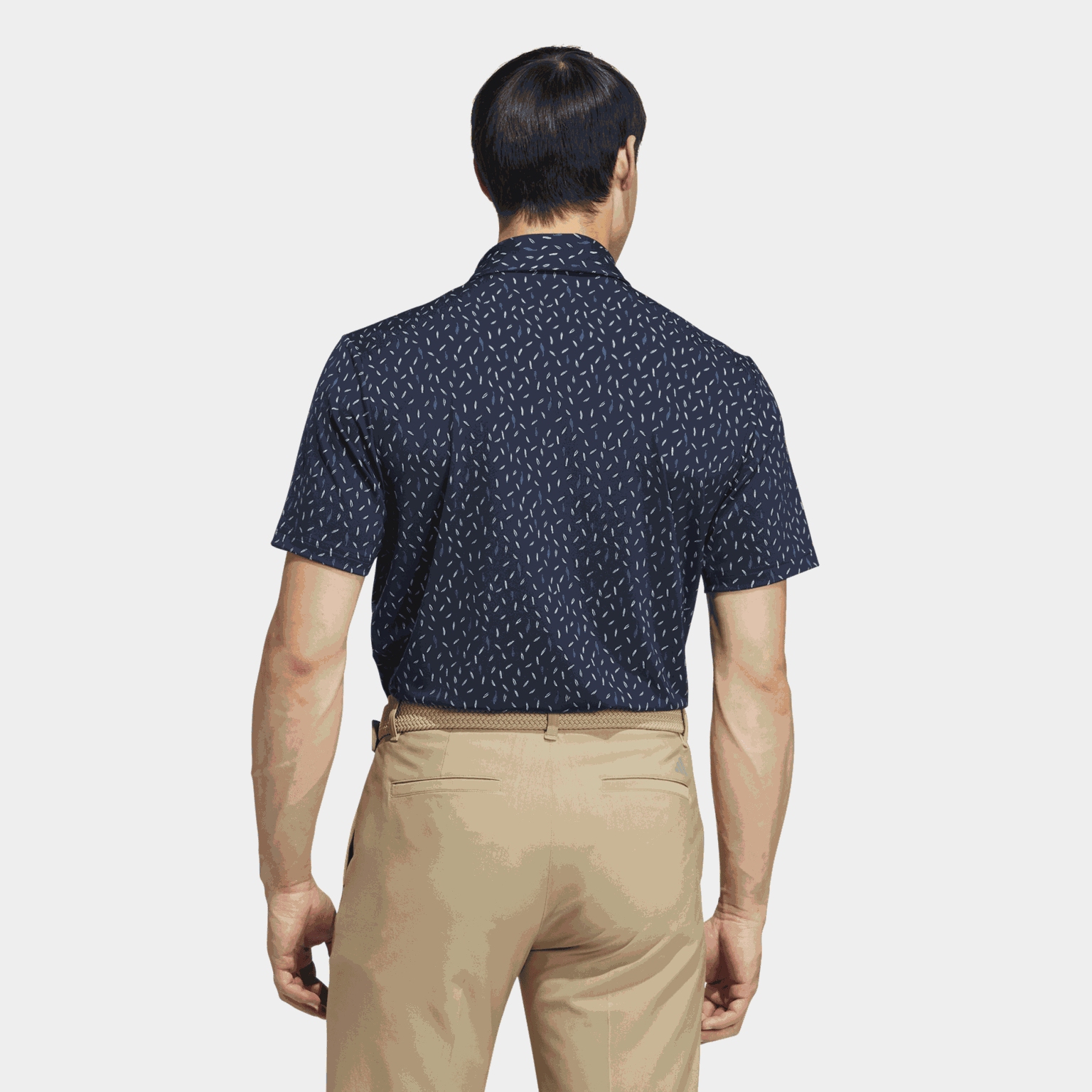  Polo da uomo Ultimate365 con stampa integrale - Blu scuro