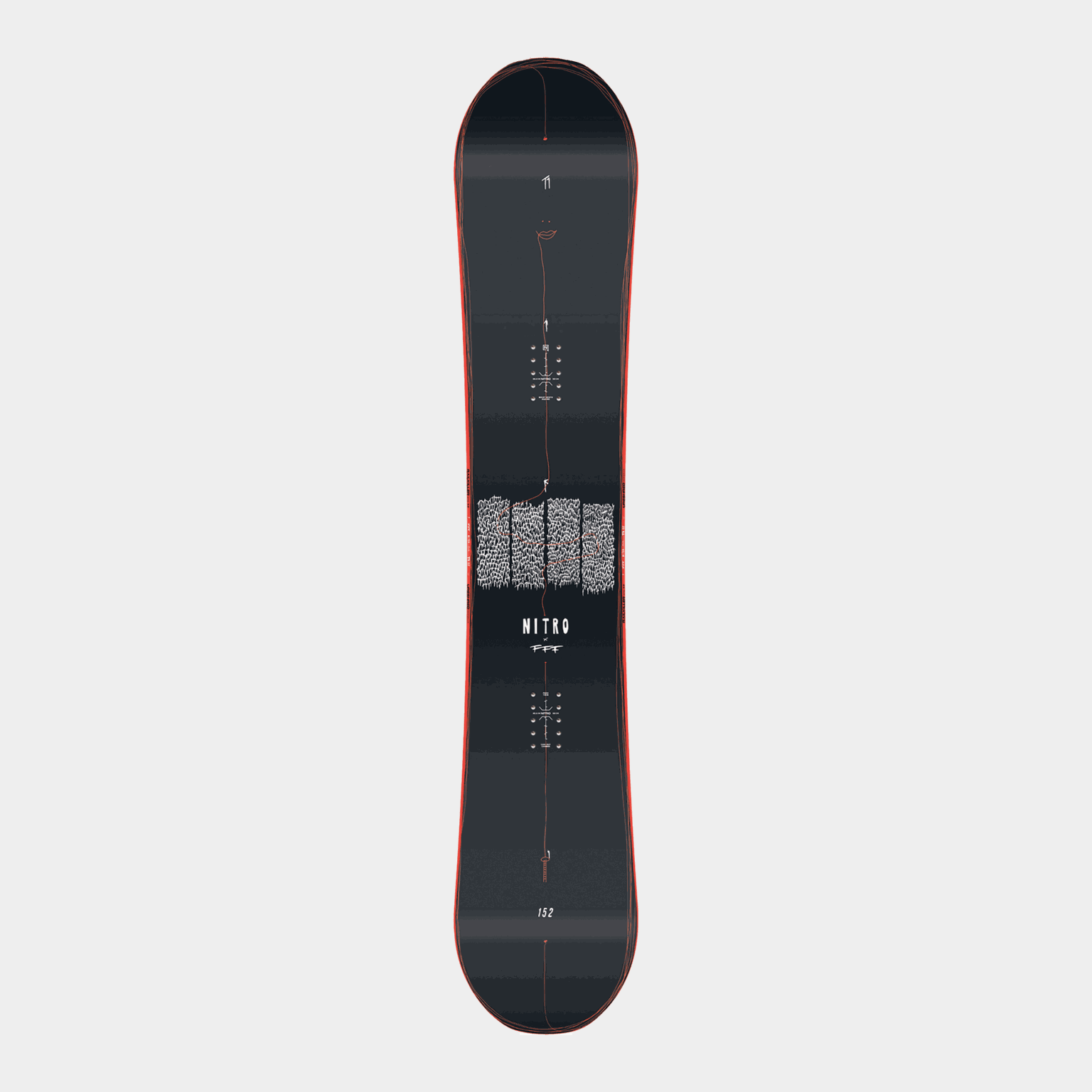 Prancha de snowboard masculina T1 X FFF 24/25 - multicolorida