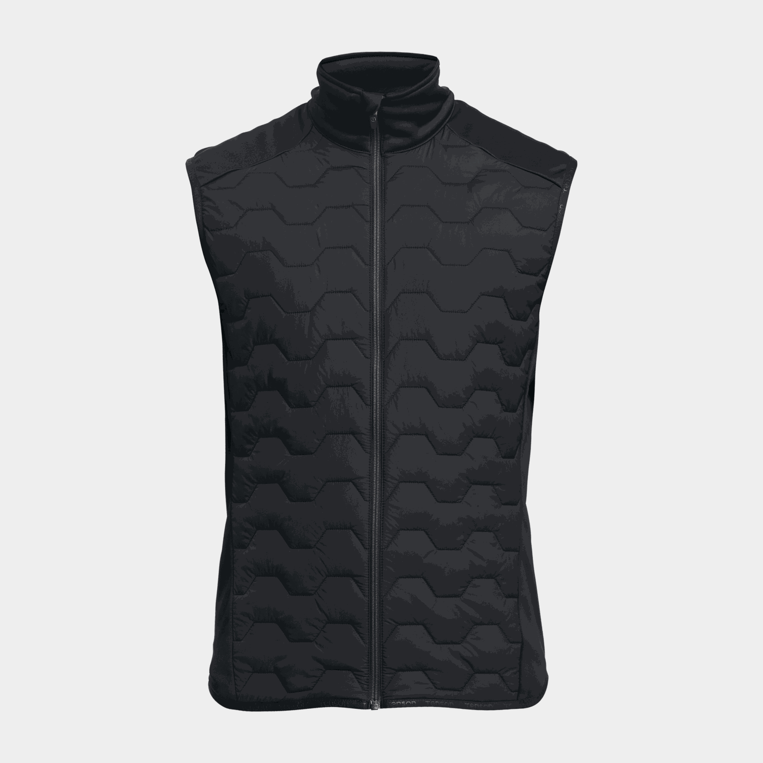  Gilet a mezza gamba Alpine Teton Hybrid 24/25 da uomo - Nero