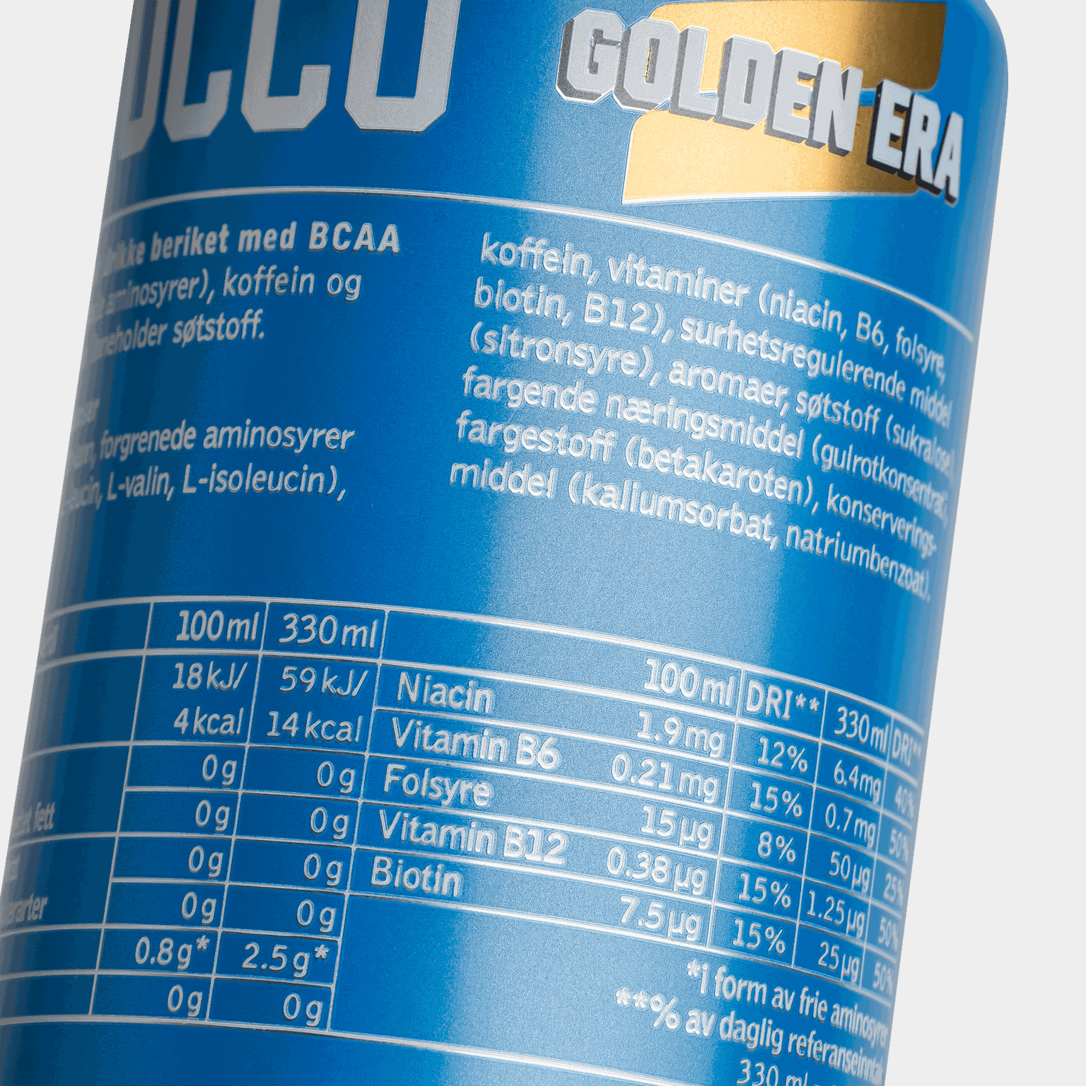 Nocco Golden Era 0,33l, napój energetyczny -