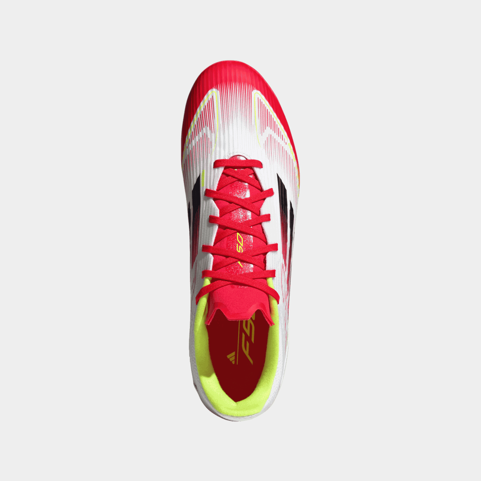  Chaussures de football F50 League MG, pour gazon naturel et synthétique, unisexe – Blanches