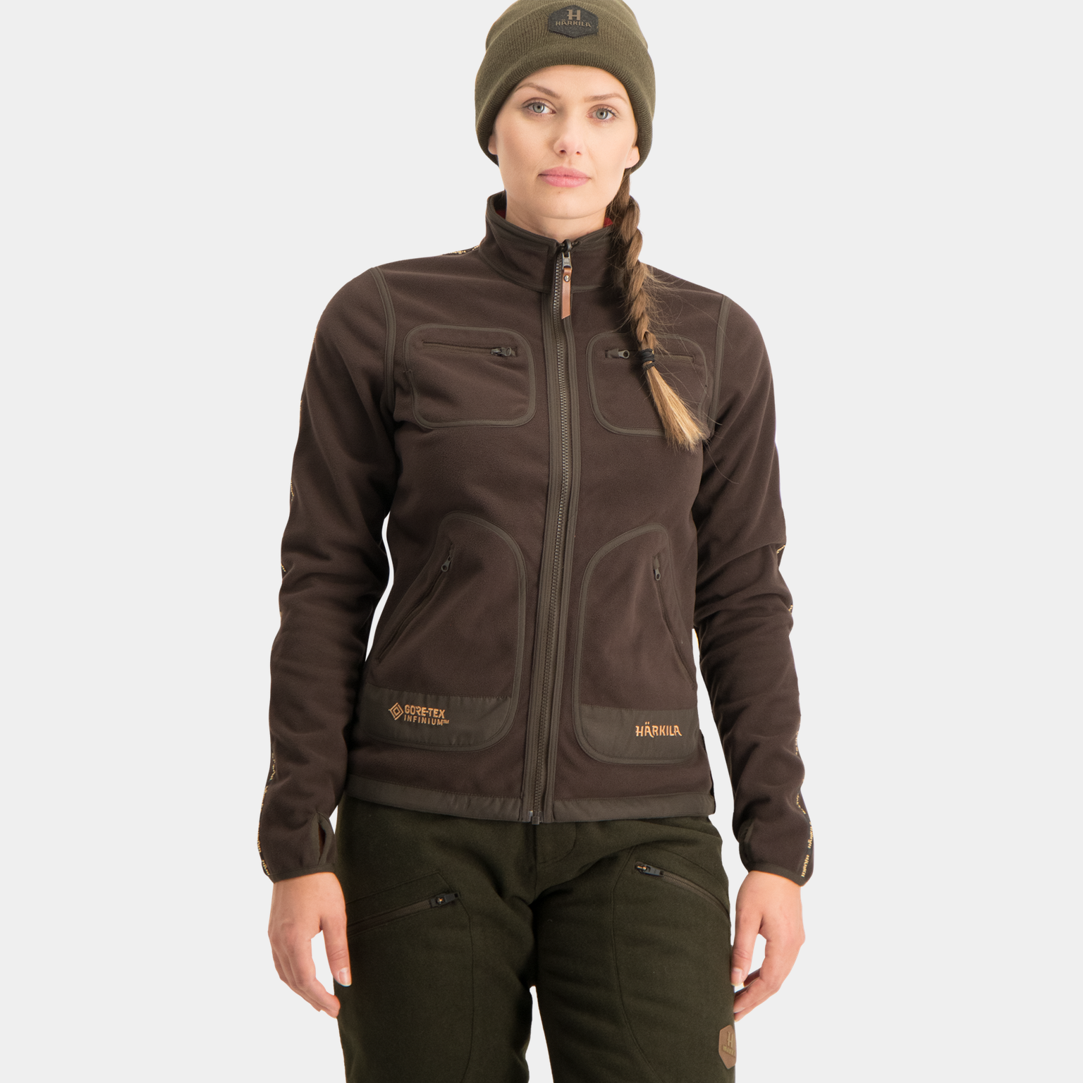  Veste polaire Kamko pour femme, marron