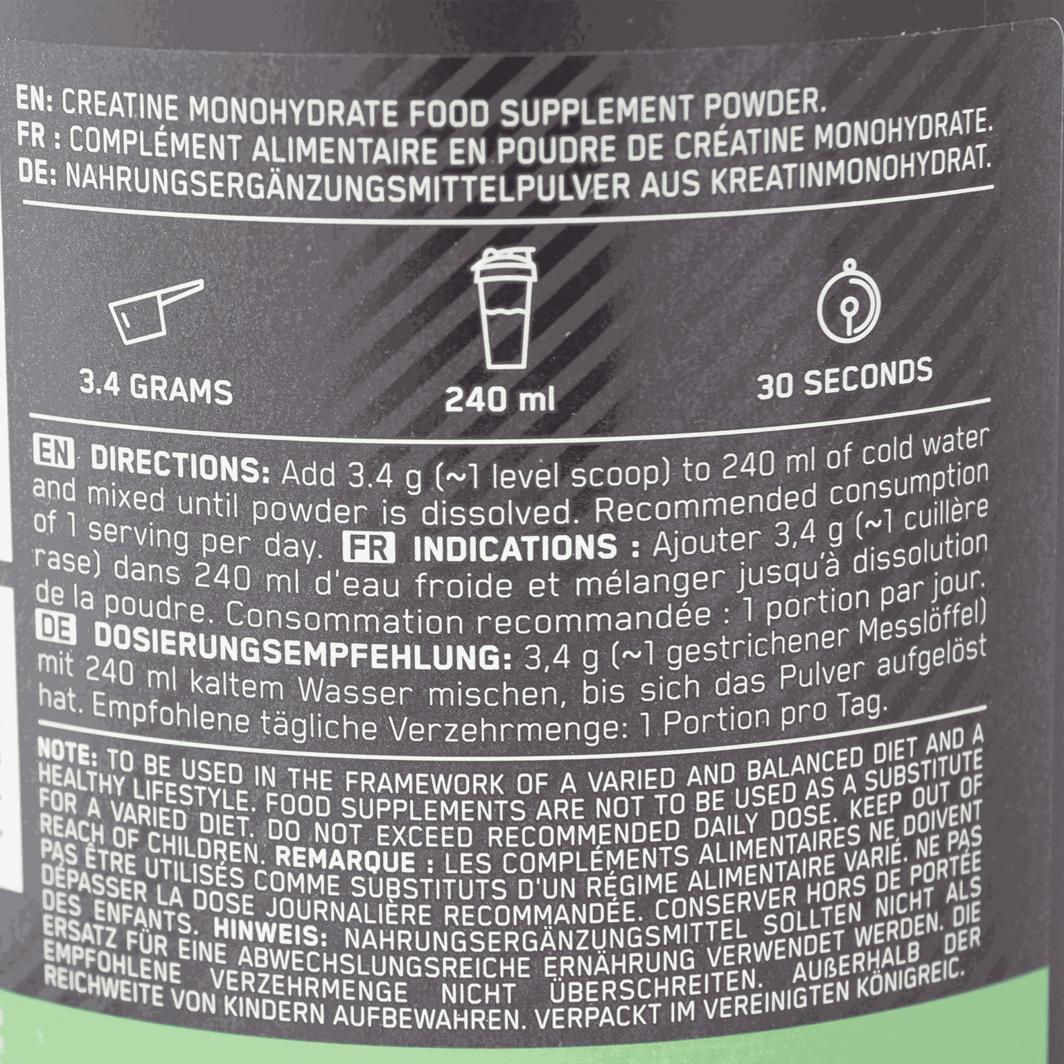  Kreatin 317 g, étrend-kiegészítő -