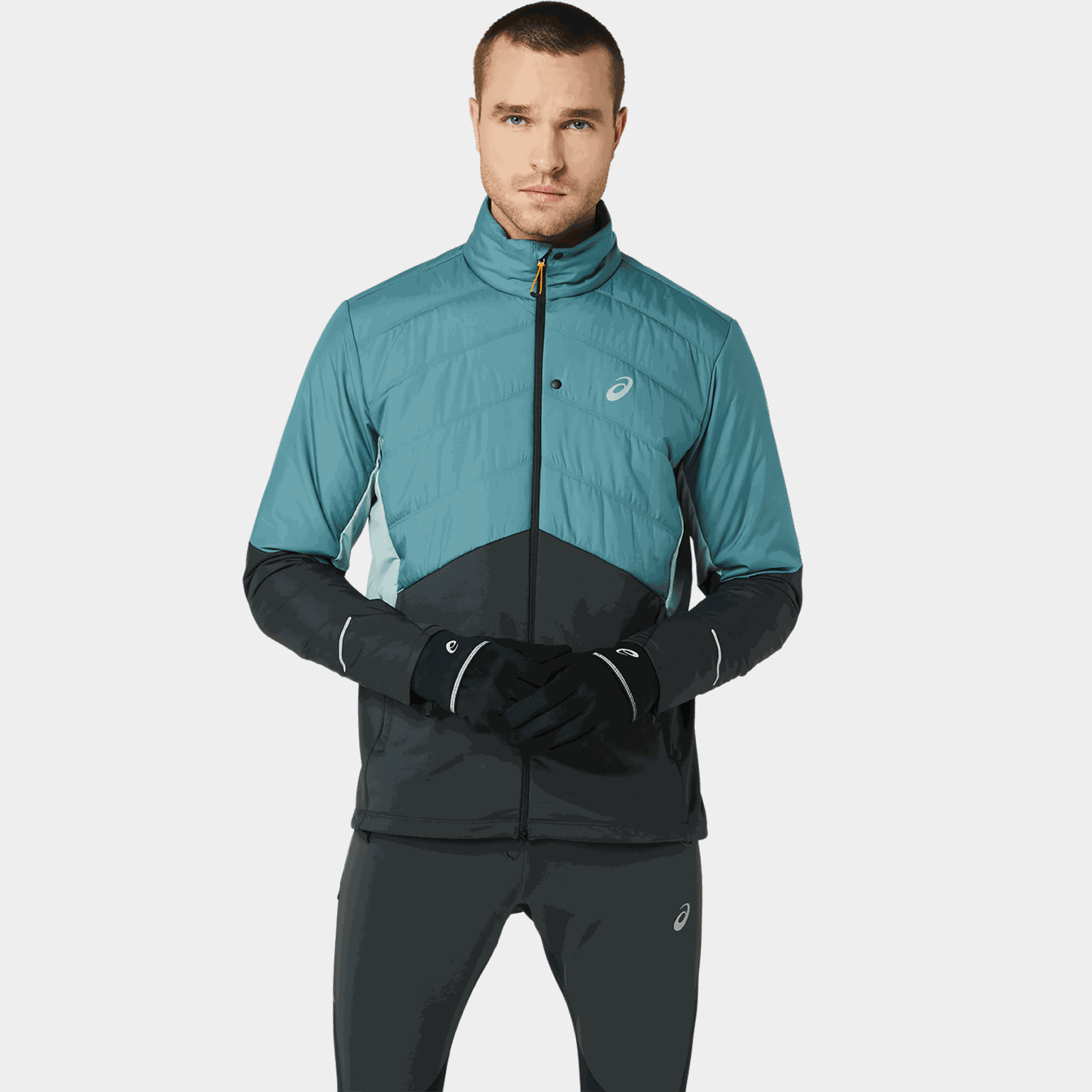  Gants de course coupe-vent pour homme – Noirs