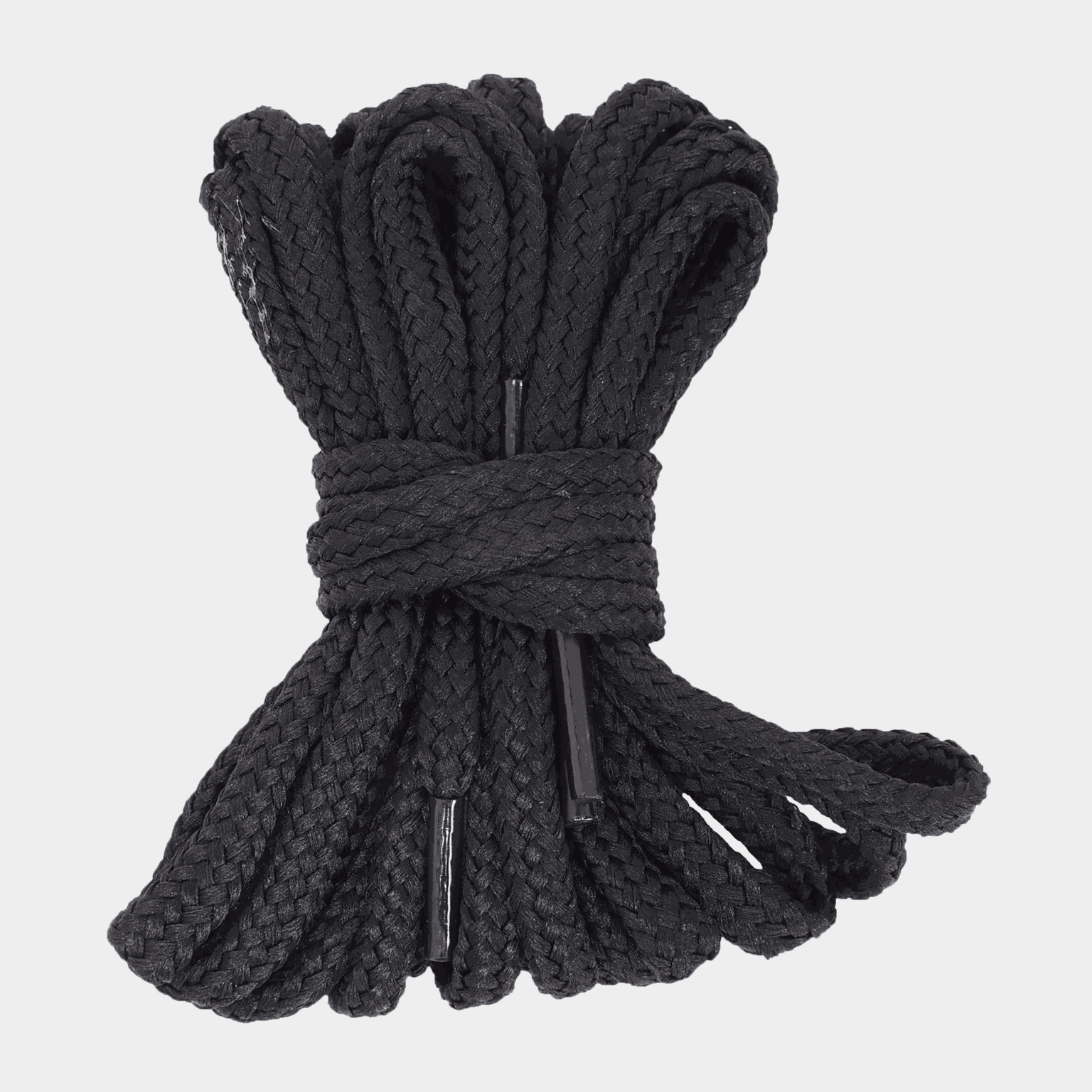 Cadarços pretos para botas de caminhada, 160 cm