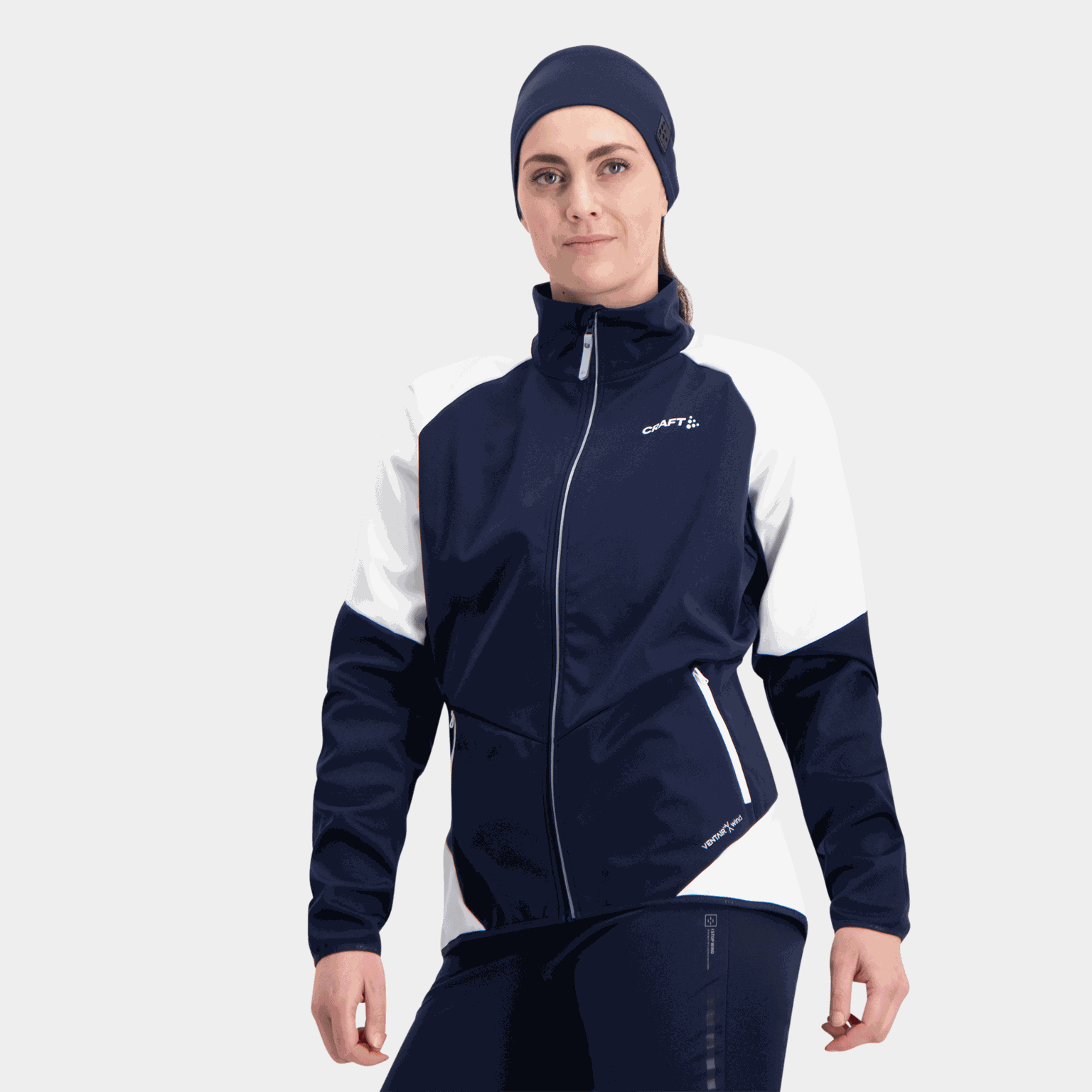 Core Nordic Pace 24/25 dames langlaufjas - donkerblauw