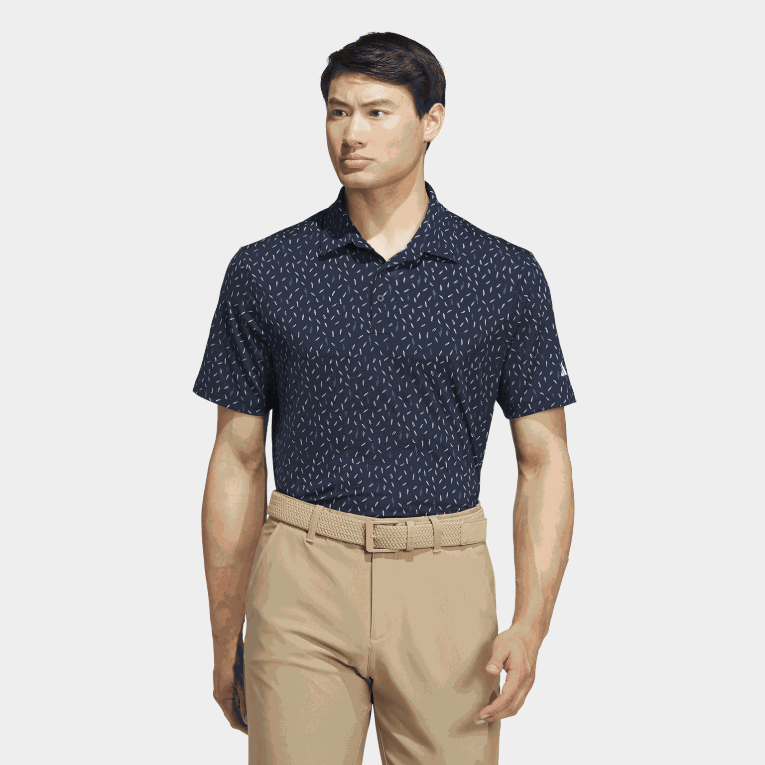  Polo da uomo Ultimate365 con stampa integrale - Blu scuro