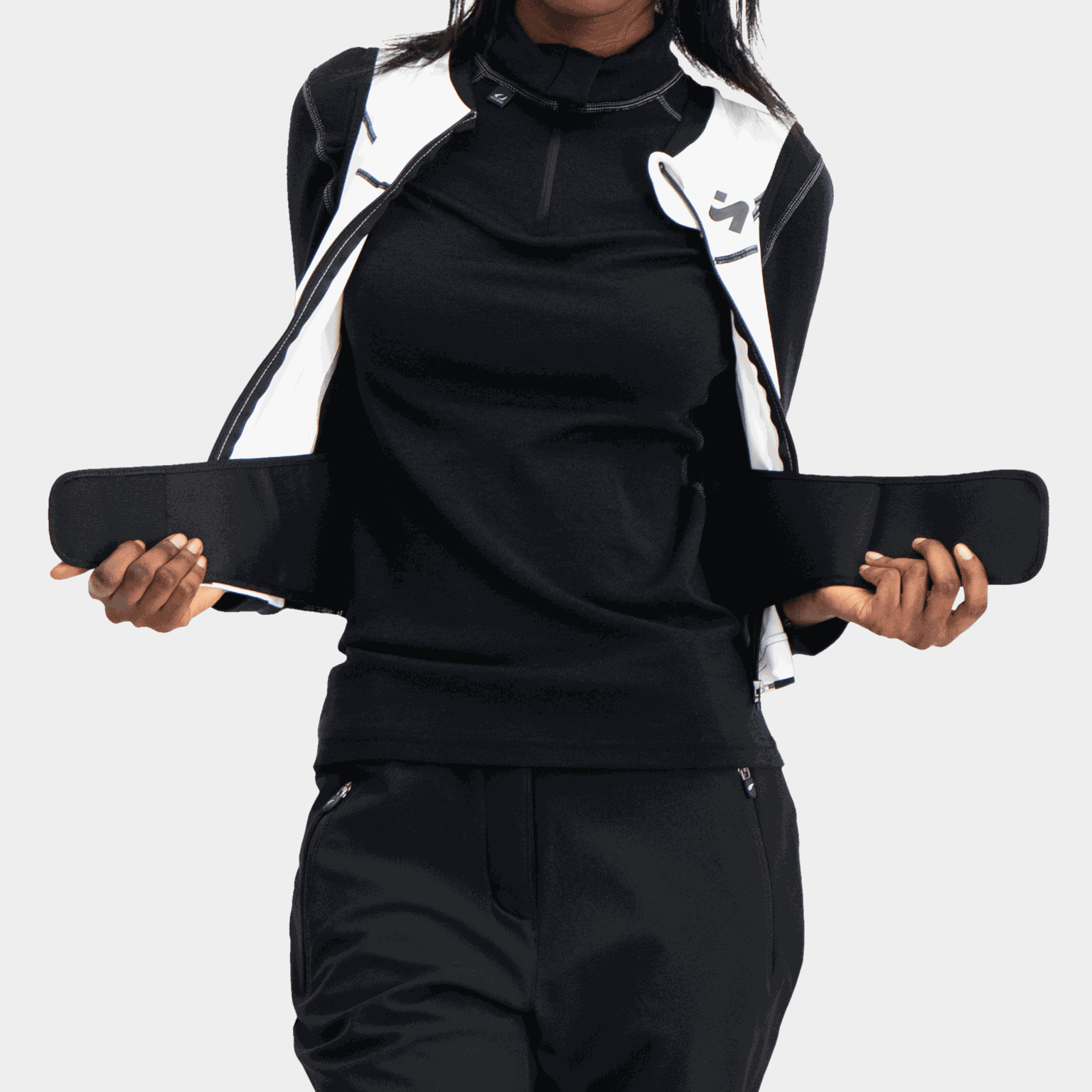 Back Protector Vest W 24/25, ryggbeskyttelsesvest dame - Svart