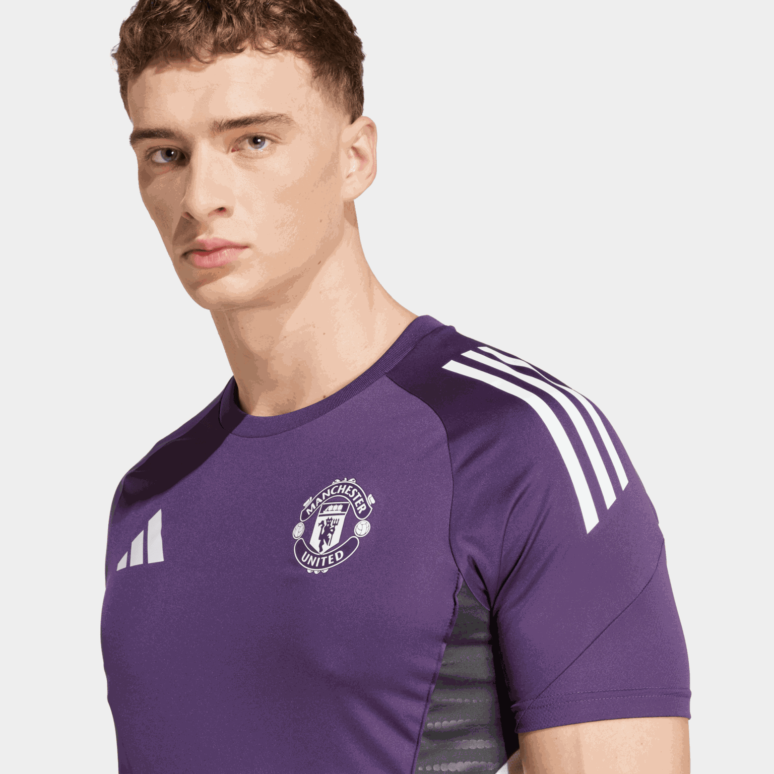 Manchester United Training Jersey 2025/26, treningstrøye, herre - Lilla