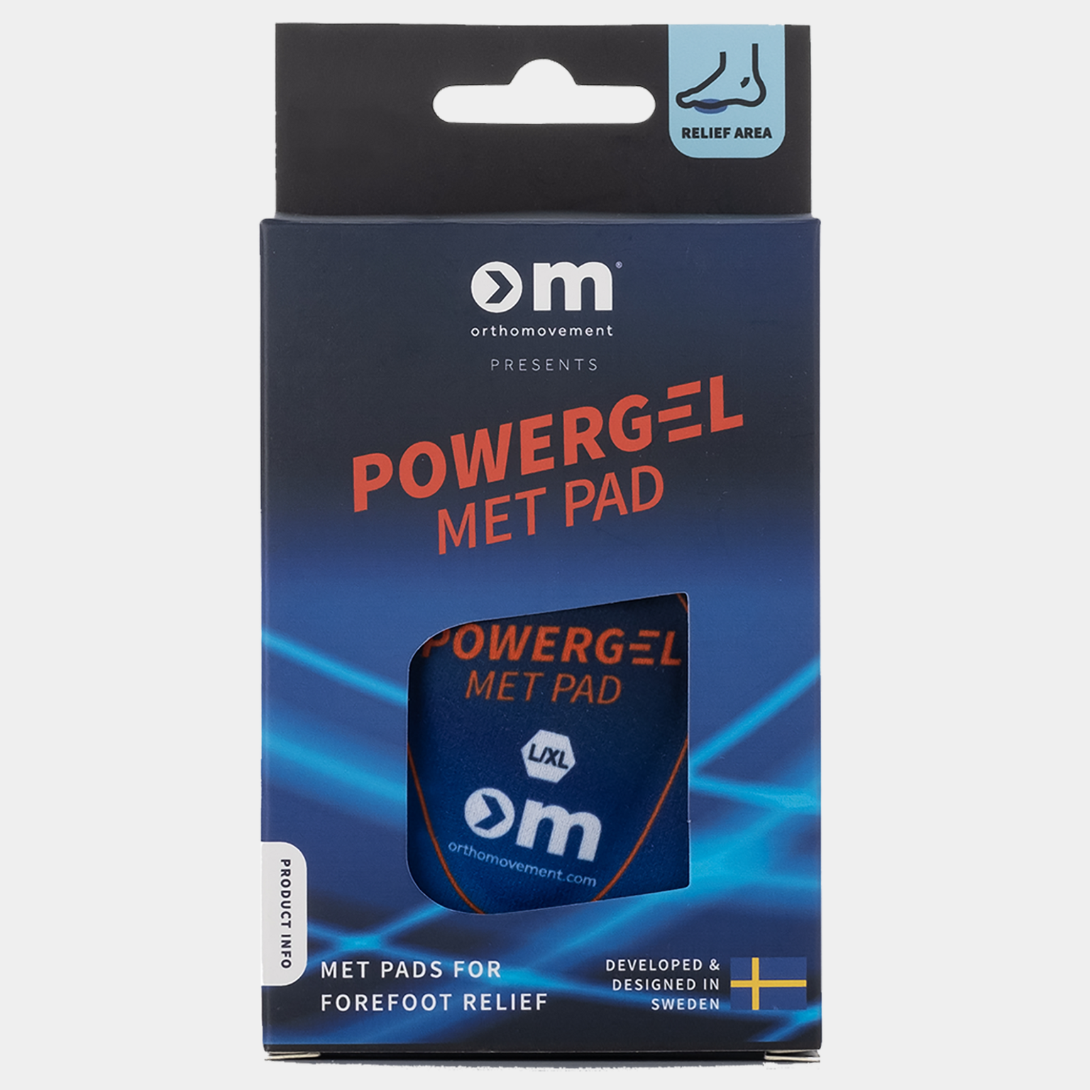 Proteção para os dedos com protetor – Solid Powergel – Azul