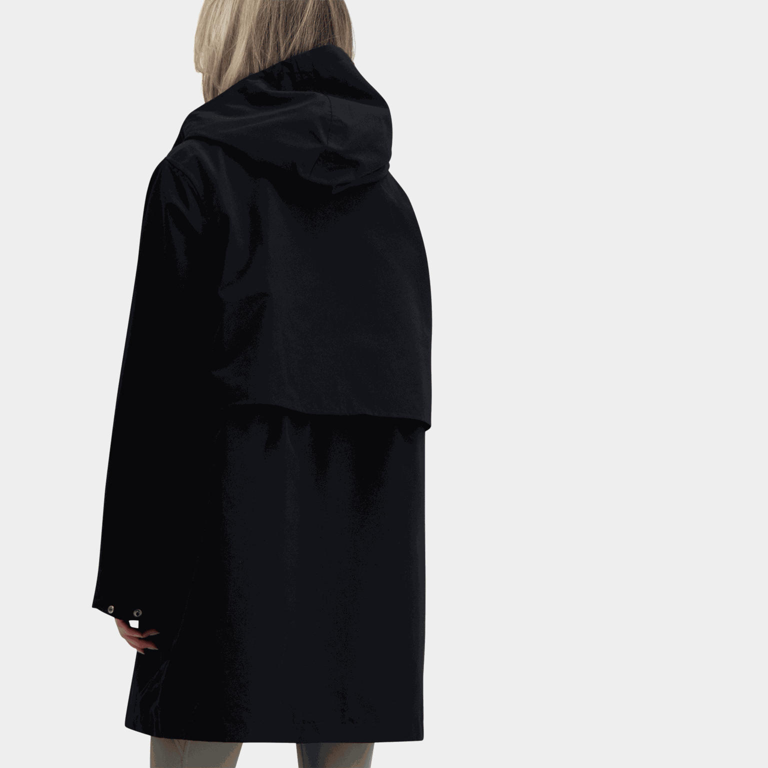  Parka feminina estilo cruiser, parka impermeável