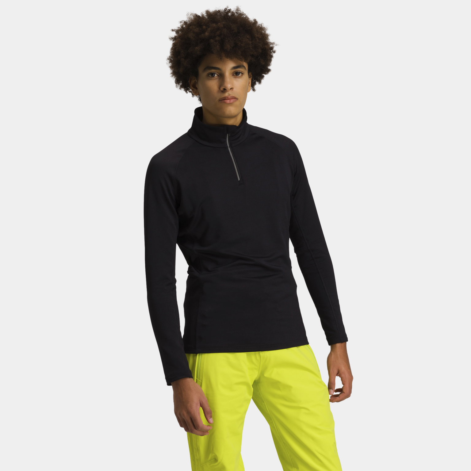 Alpine Midlayer Classique 1/2 Zip 22/23, fleece herre - Svart