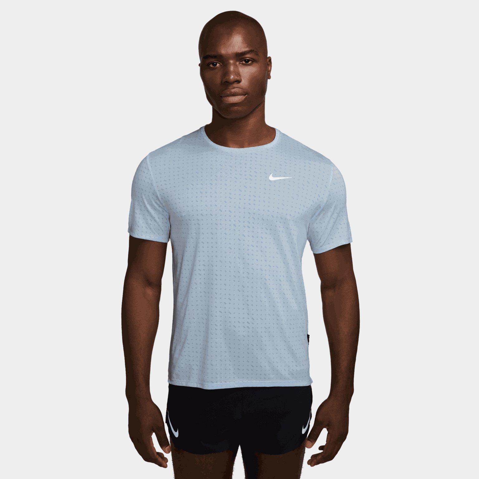 Dri-FIT Breathe Miler Short Sleeve Top, t-skjorte, herre - Blå