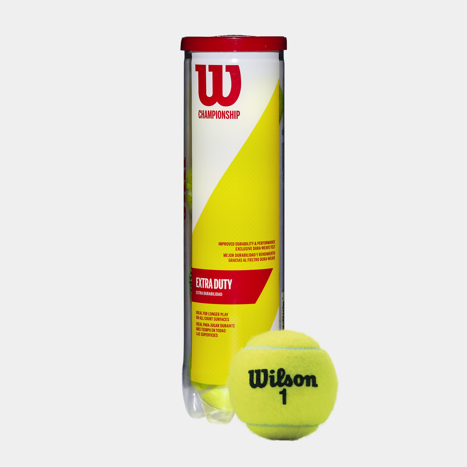 Championship Extra Duty 4TBall, tennisballer - Gul