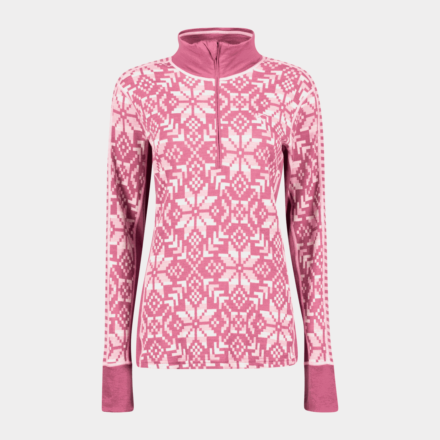 Else Half Zip, ulltrøye, dame - Lilla