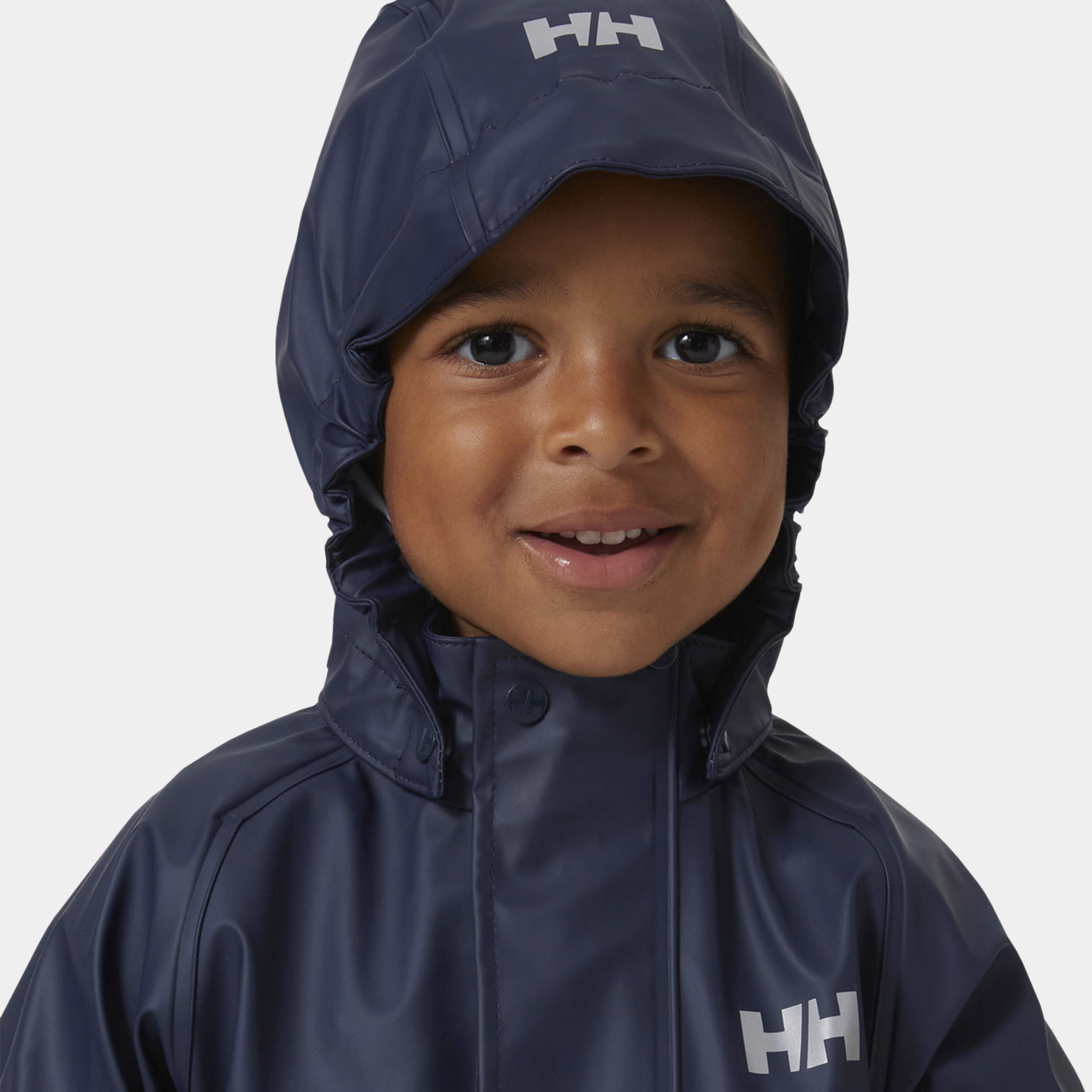  Ensemble de pluie Bergen 2.0 en PU, ensemble de pluie pour enfants - Bleu foncé
