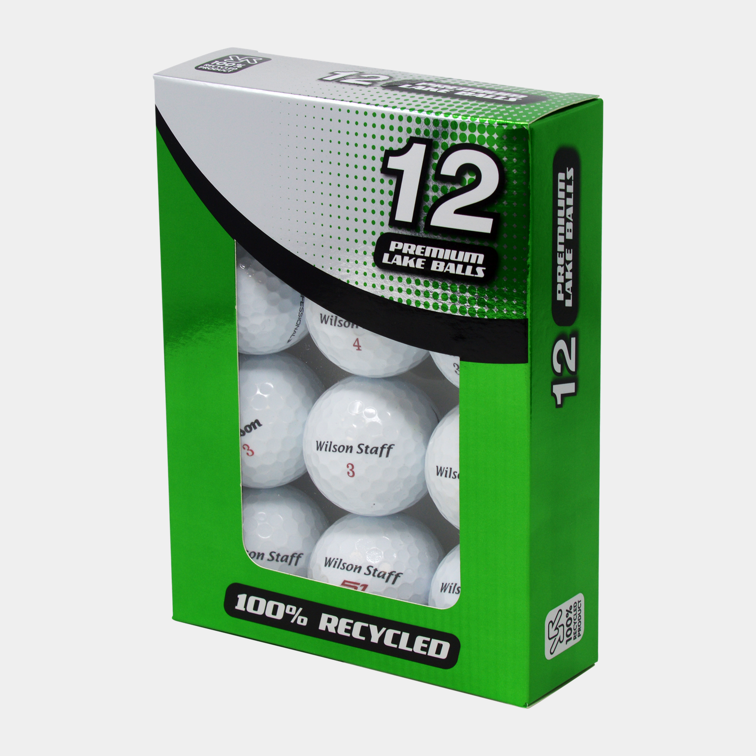  Opakowanie 12 piłek golfowych (Economy) – białe