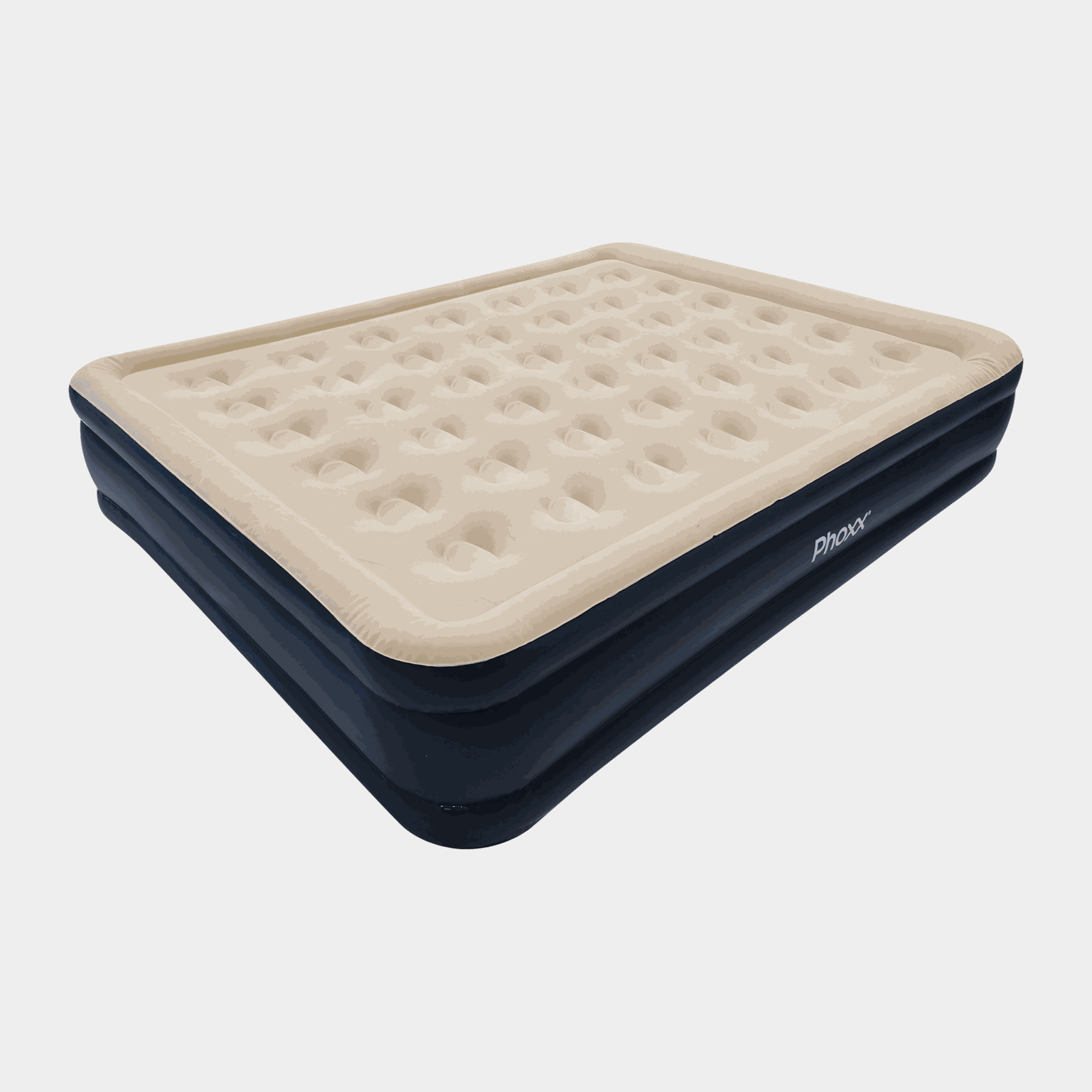  Verhoogd opblaasbaar matras met pomp (220-240 V), luchtmatras – bruin