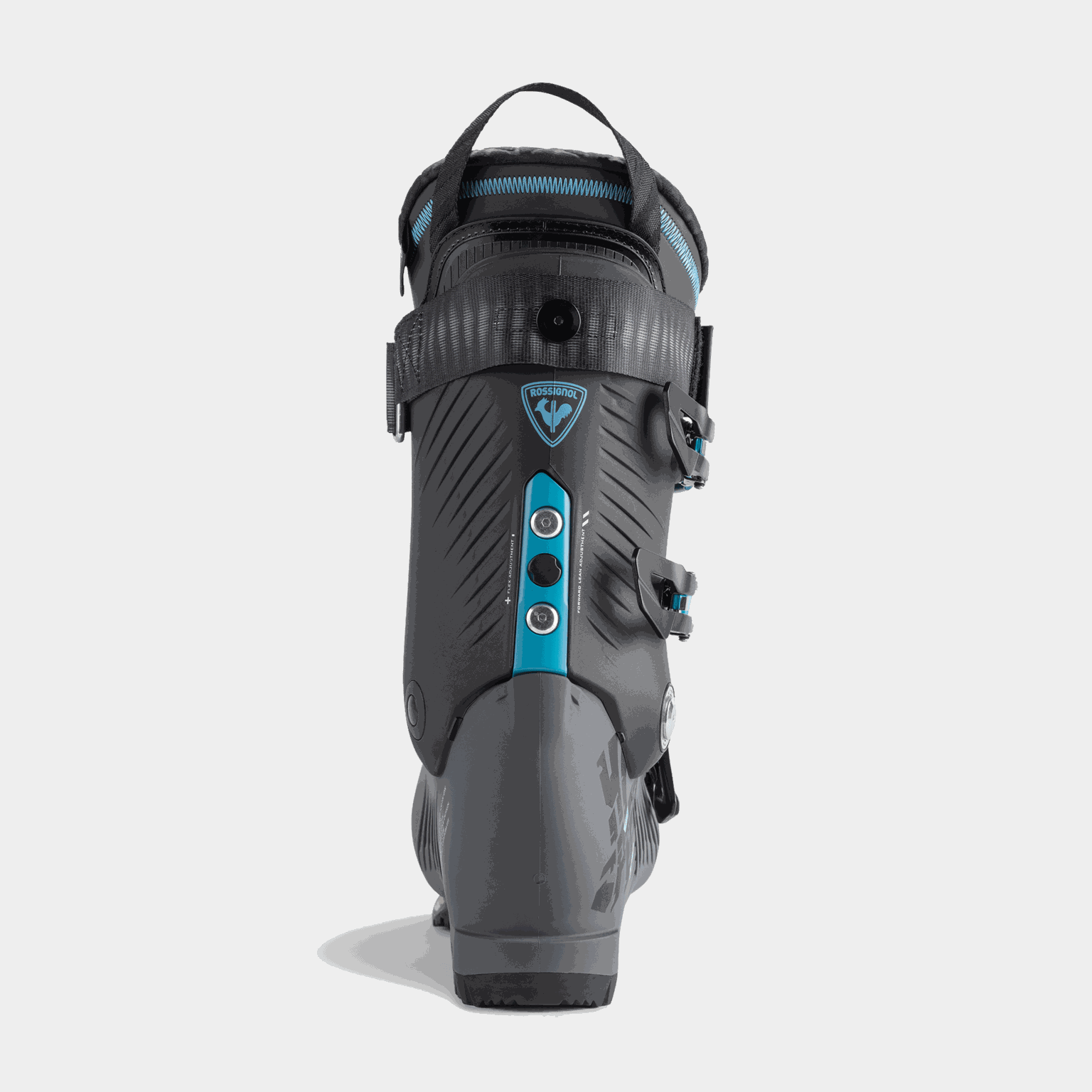 Botas de esqui alpino masculinas HI-SPEED 120 HV GW 24/25 para carving - cinza