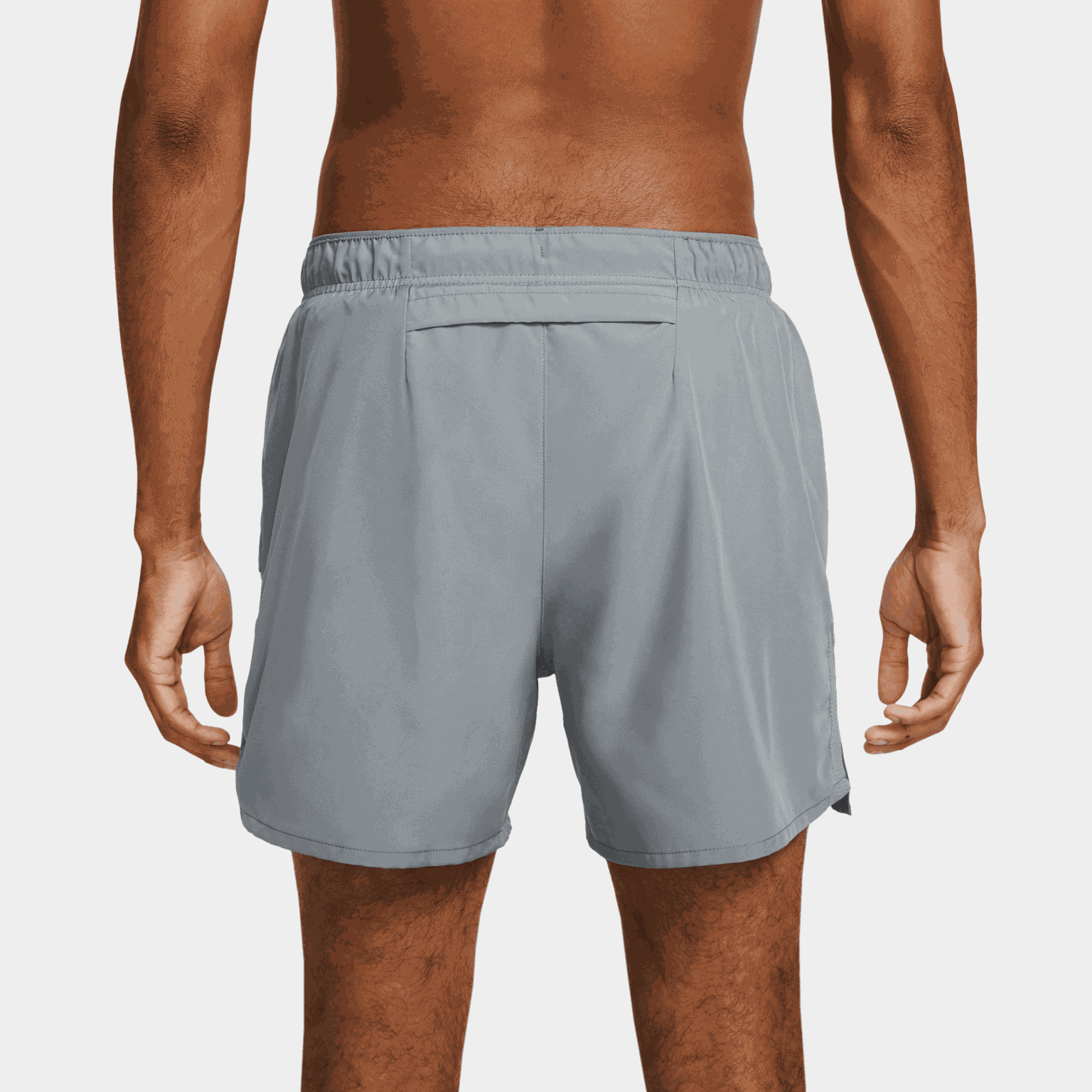 Calções de corrida masculinos Dri-FIT Challenger 5BF - Cinza