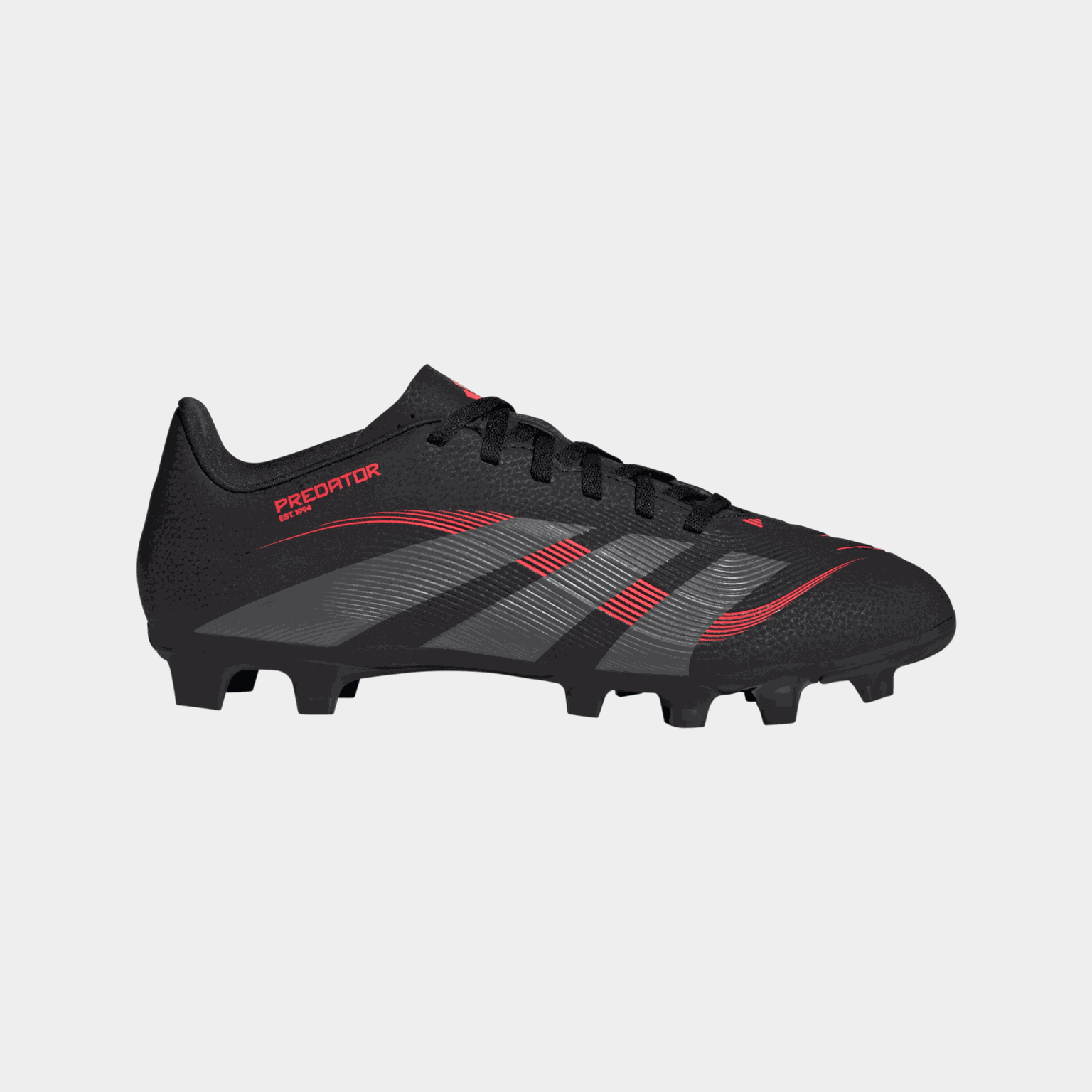 Predator Club FG/MG, fotballsko gress og kunstgress, unisex - Svart