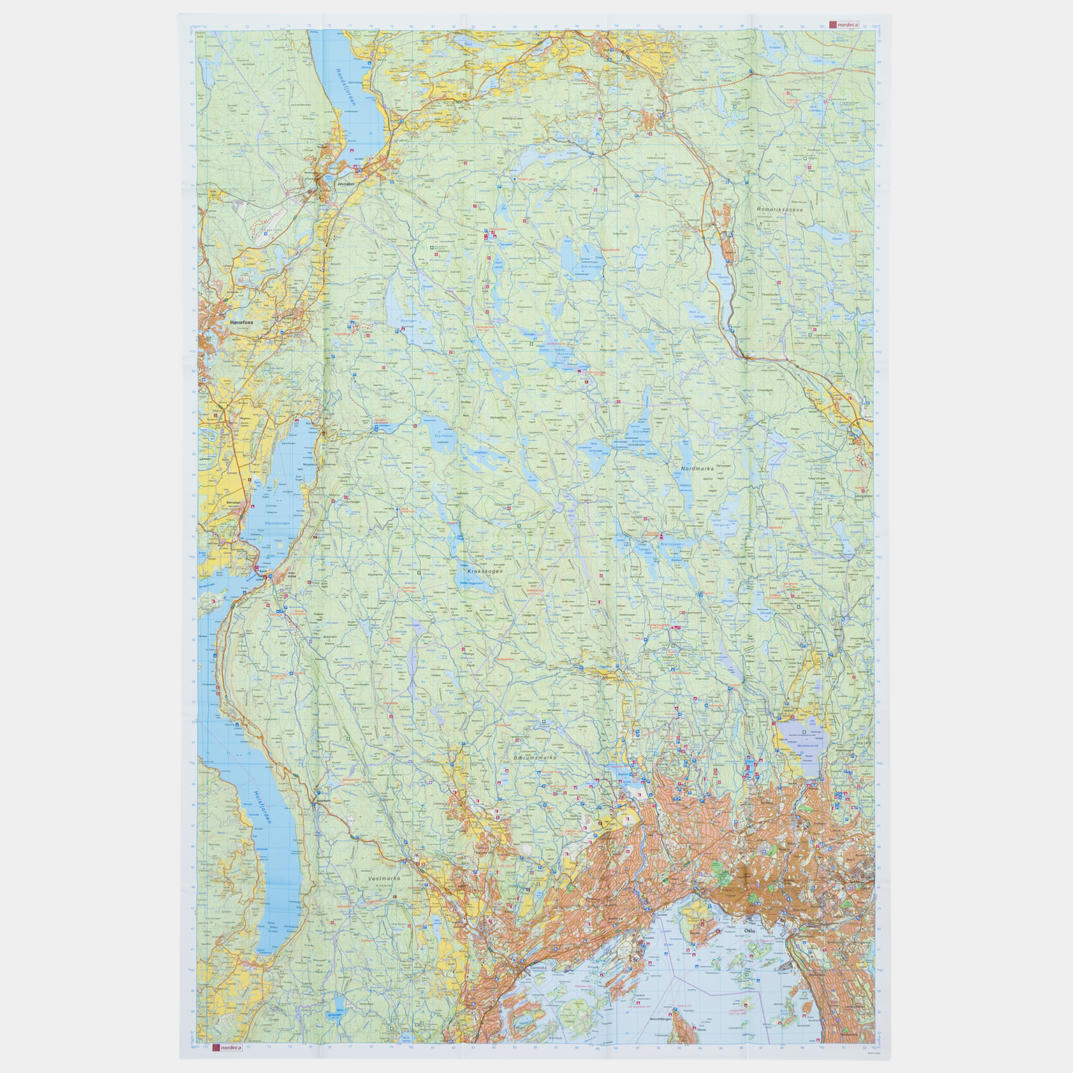 OSLO NORDMARK SOMMER 1:50 000 -