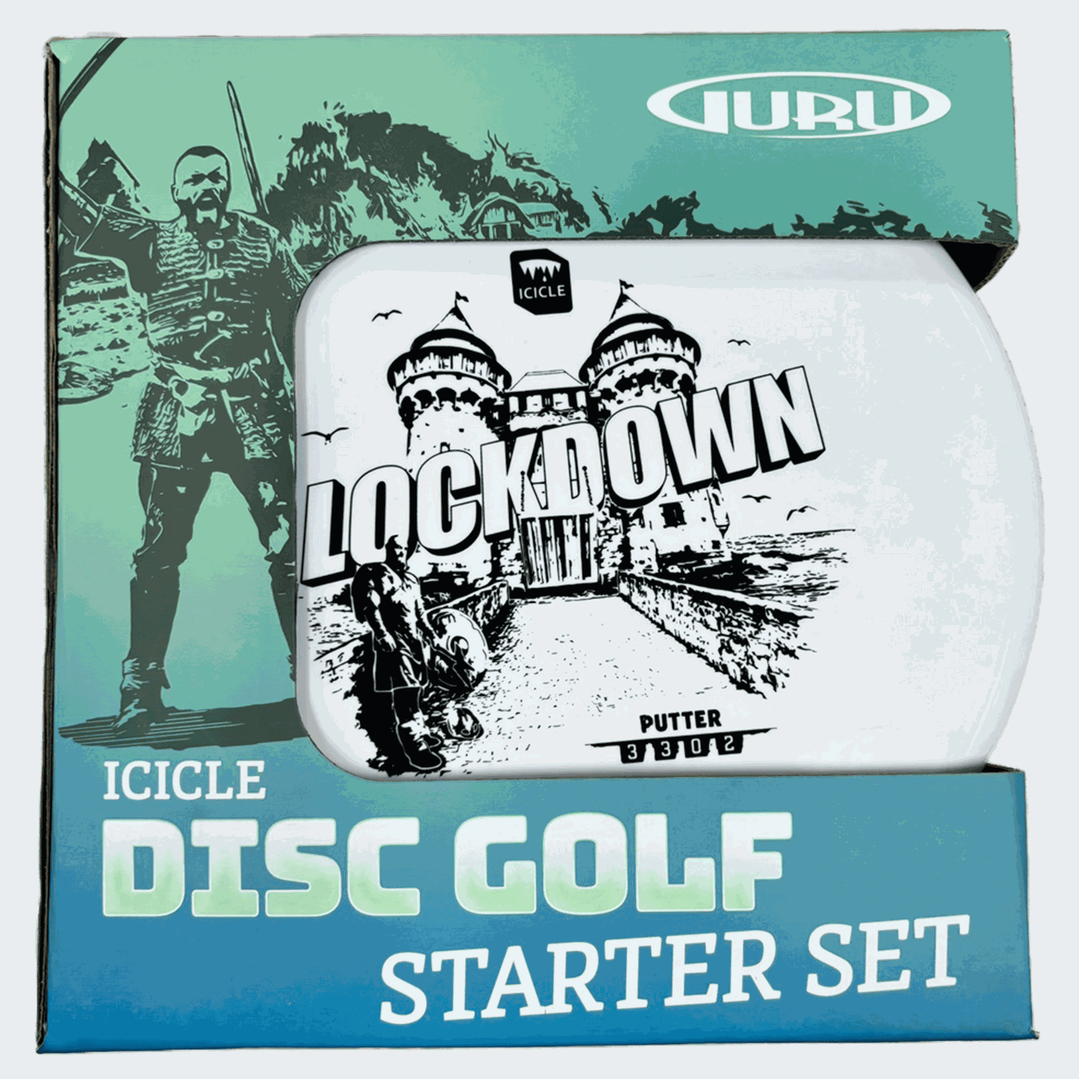 Icicle Disc Golf Starter Set, frisbeegolfsett -