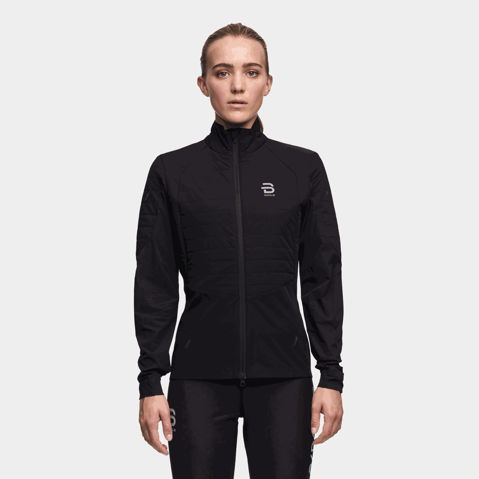 Jaqueta feminina de corrida de inverno Run 2.0 - preta