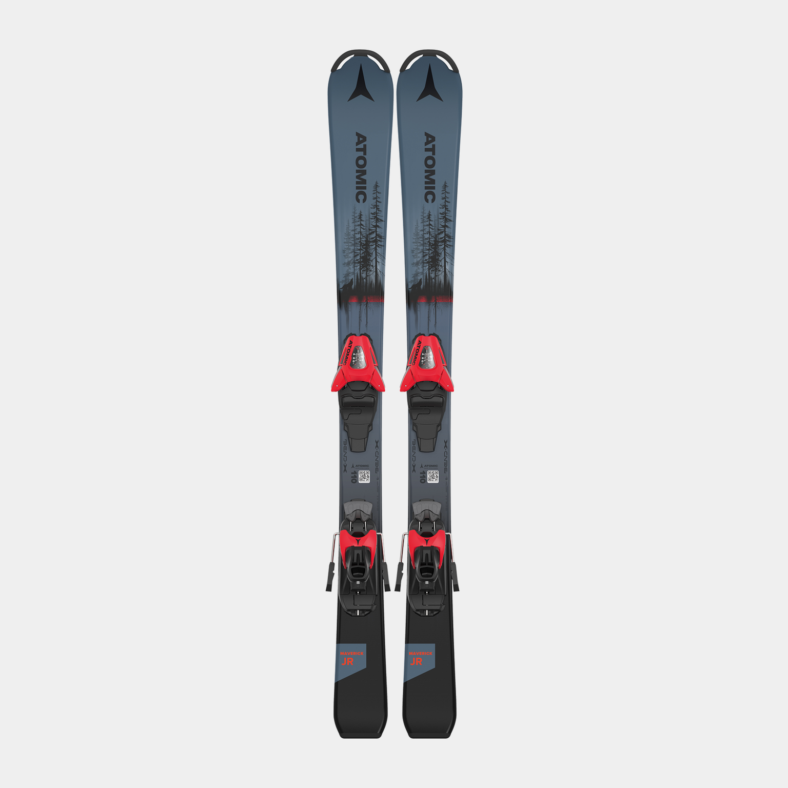 Alpine Skis JR Maverick 100-120 + C5 GW 22/23, alpinski junior - Blå