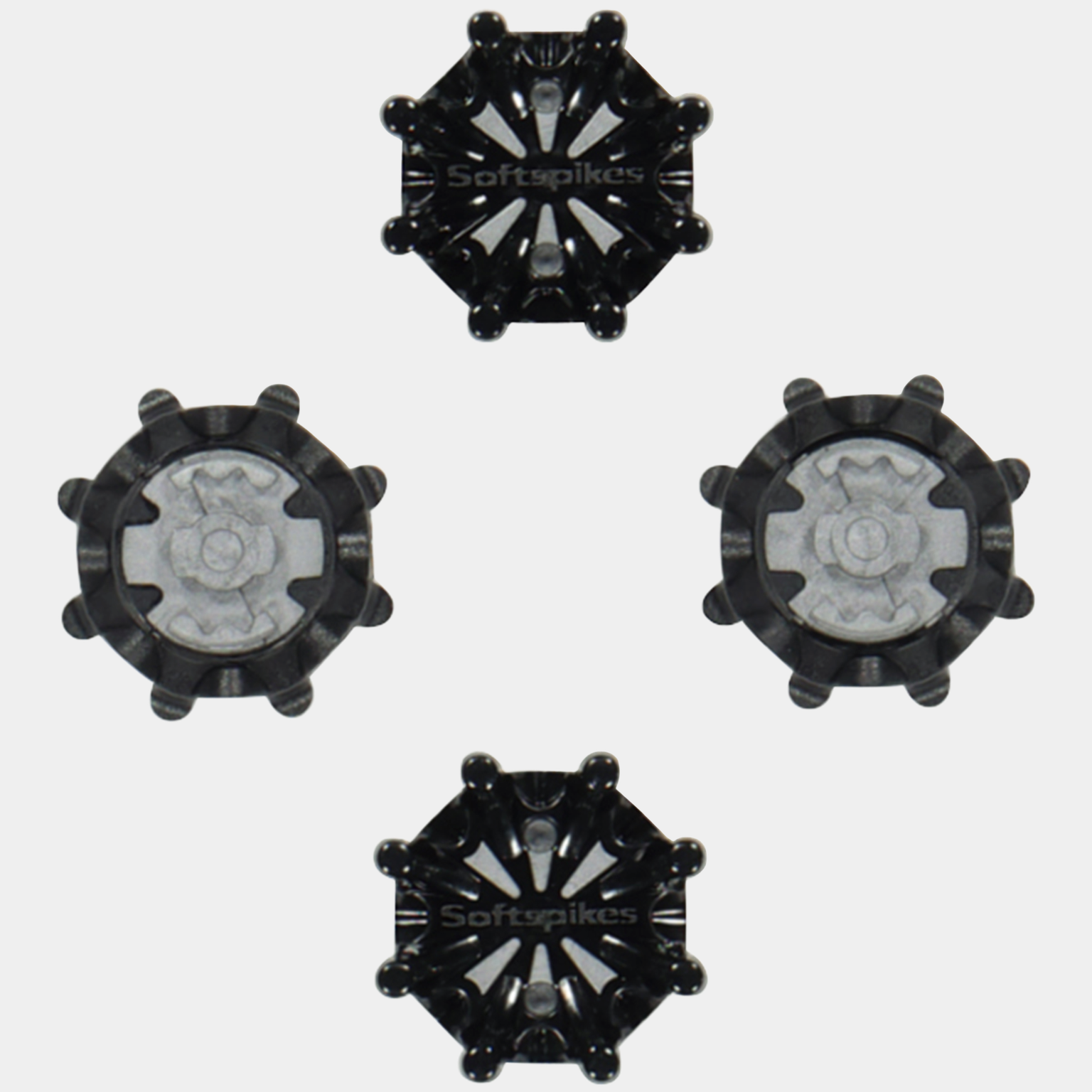  Crampons de golf Pulsar Pins Clamshell – Noirs