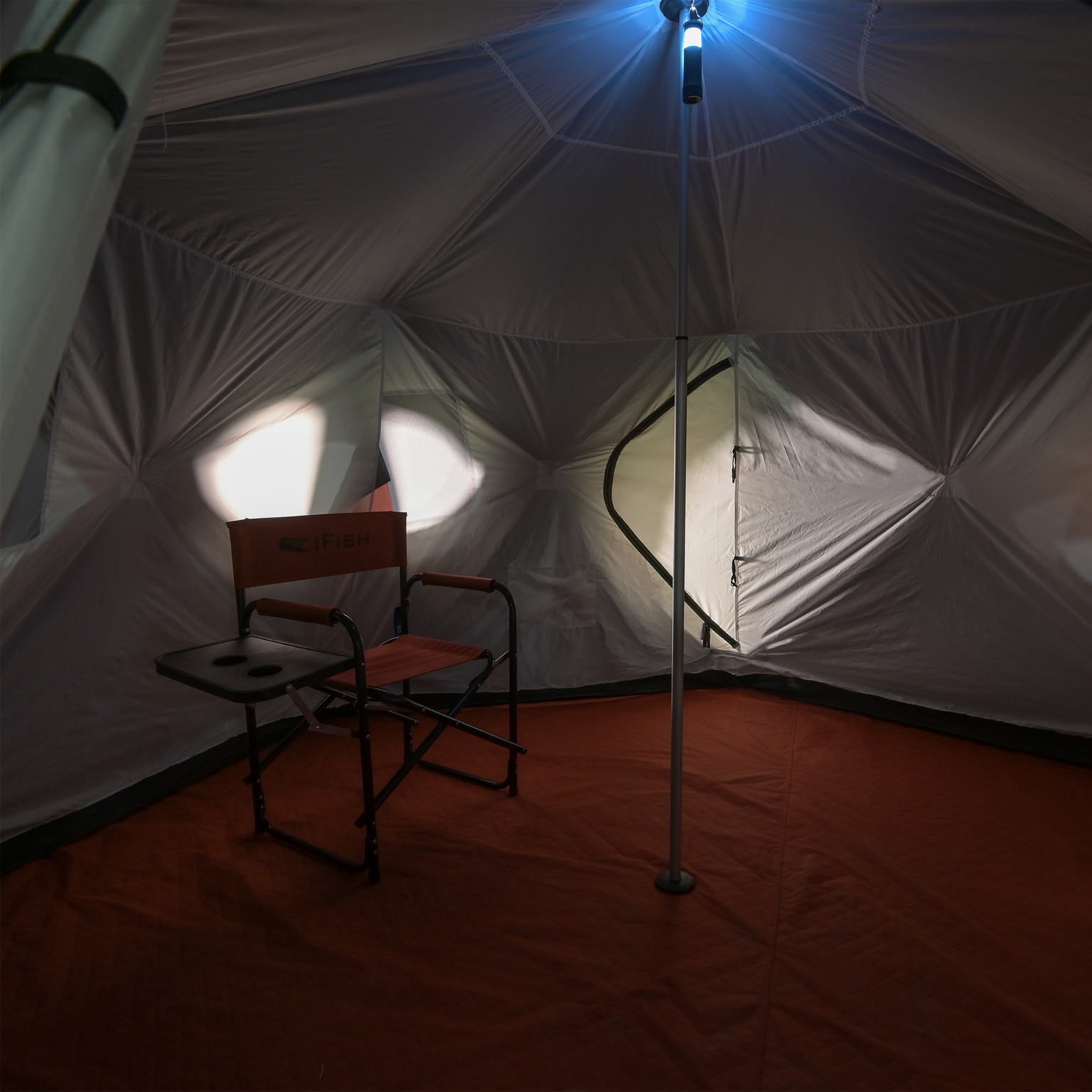 Golv till IceHotel 4-p, gulv til isfisketelt -